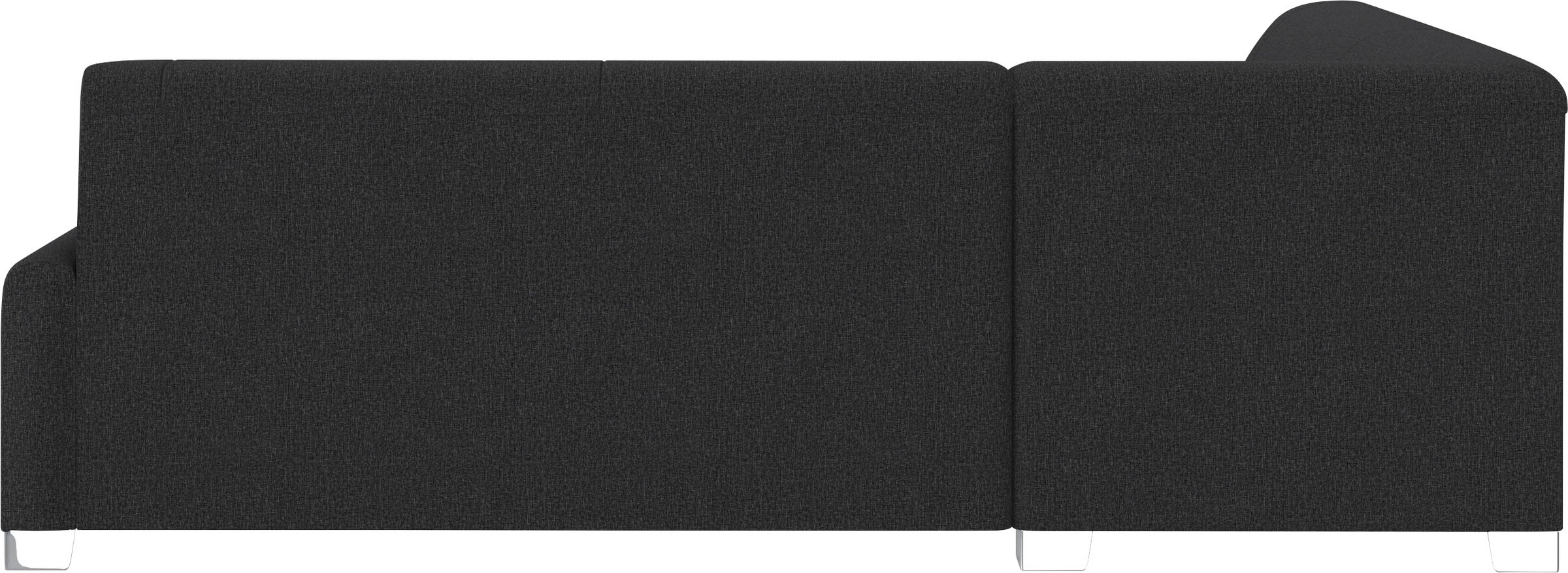 DOMO collection Ecksofa »Anzio in kubischer Formensprache, flache Armlehnen, L-Form«, Wahlweise mit Bettfunktion und Federkern für hohen Sitzkomfort