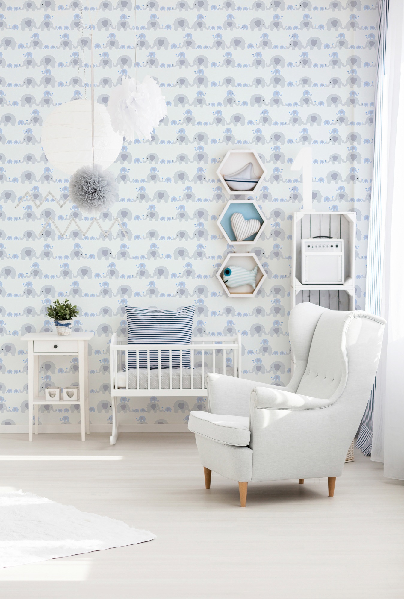 A.S. Création Vliestapete »Little Love«, Motiv-abstrakt-naturalistisch, Kindertapete Tapete Tier Tapeten Kinderzimmer Schlafzimmer Design Büro