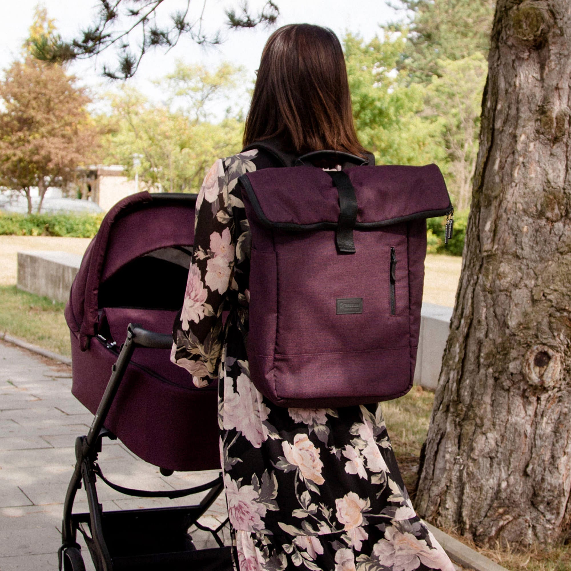 Gesslein Wickelrucksack »N°6, beere«, Made in Germany