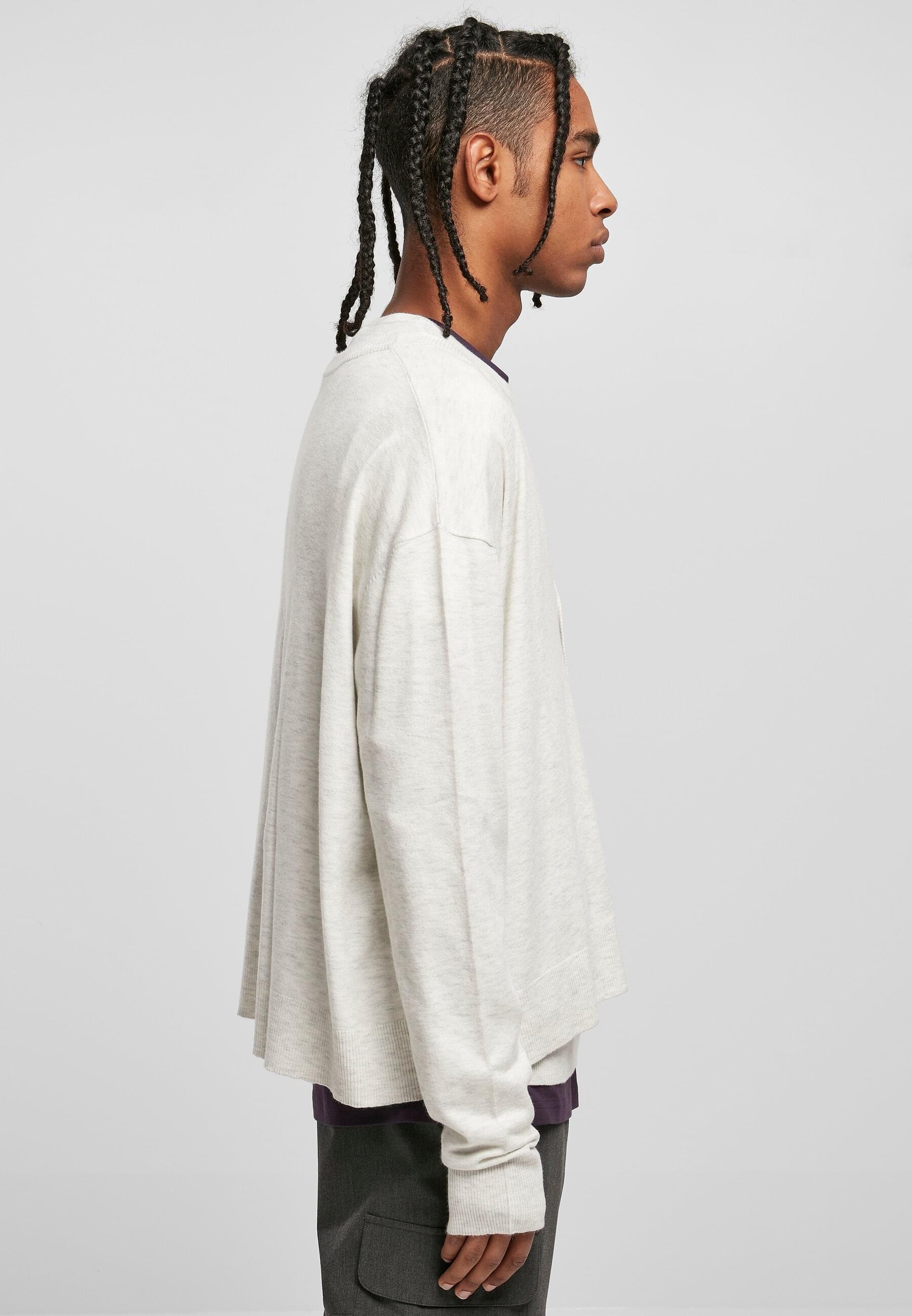 URBAN CLASSICS Strickjacke »Urban Classics Herren Eco Mix Boxy Cardigan« 1 Stk. tlg.