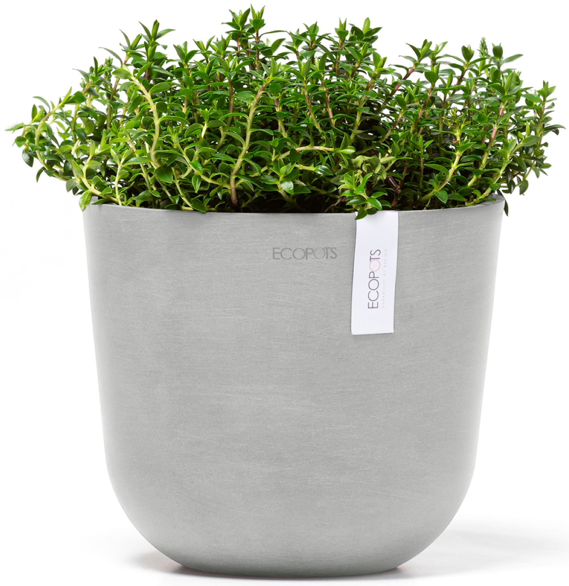 ECOPOTS Blumentopf »Oslo Mini 19 Weißgrau«, für den Innenbereich