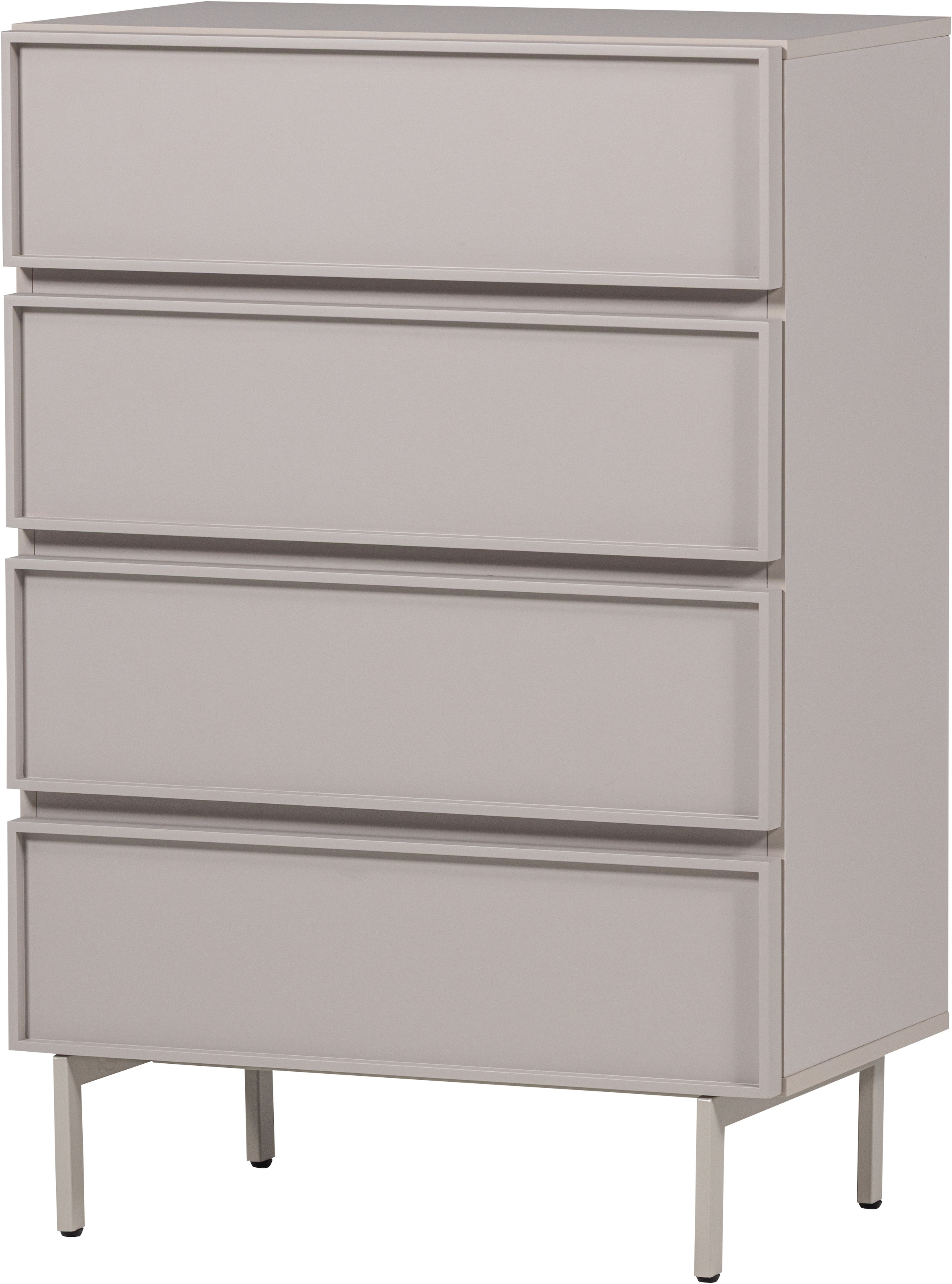 WOOOD Sideboard »Tours mit Melamin-MDF und sichtbare Maserung B 70 x T 42 x H 102 cm« Tragkraft Deckplatte 50 kg, kratz- und hitzebeständige Oberfläche