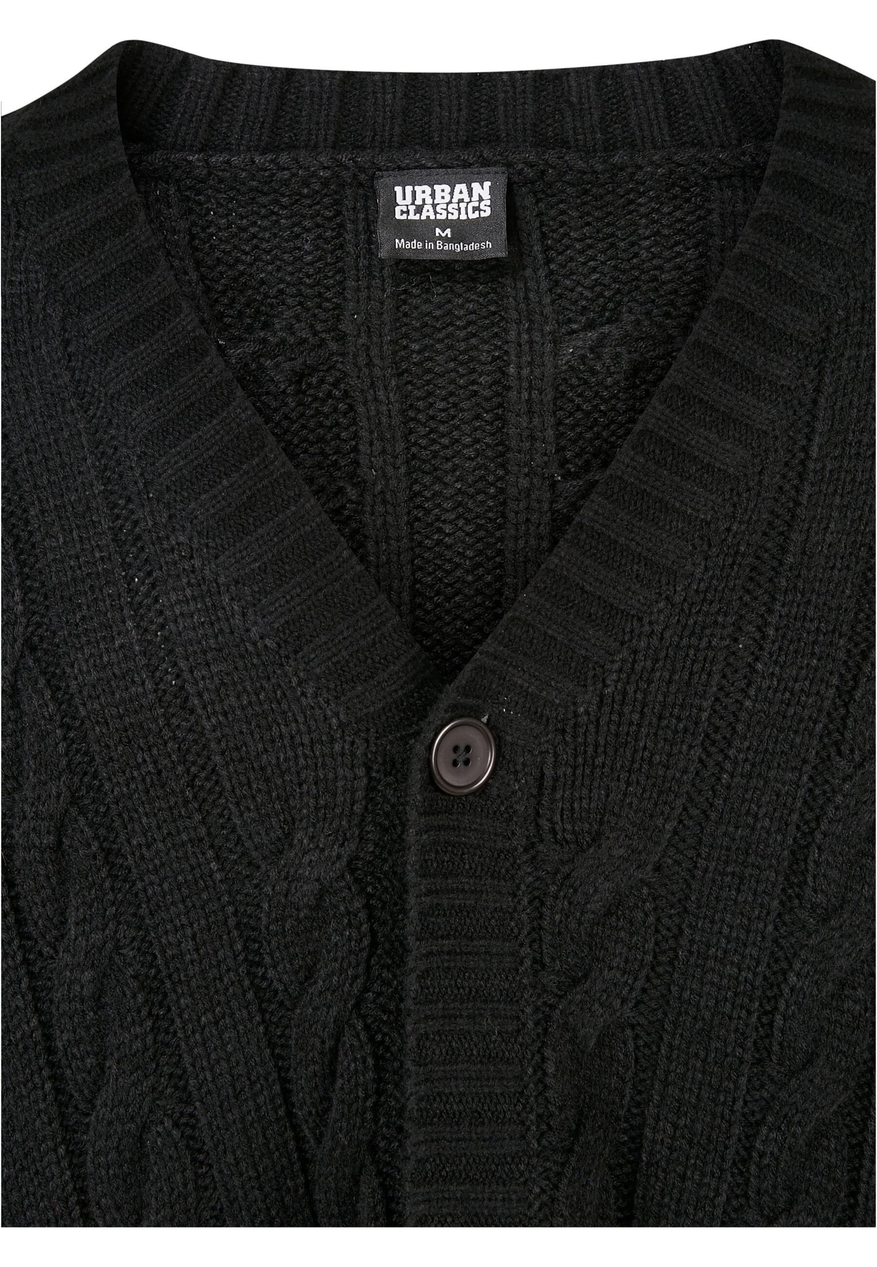 URBAN CLASSICS Strickjacke »Urban Classics Herren Boxy Cardigan« 1 Stk. tlg.