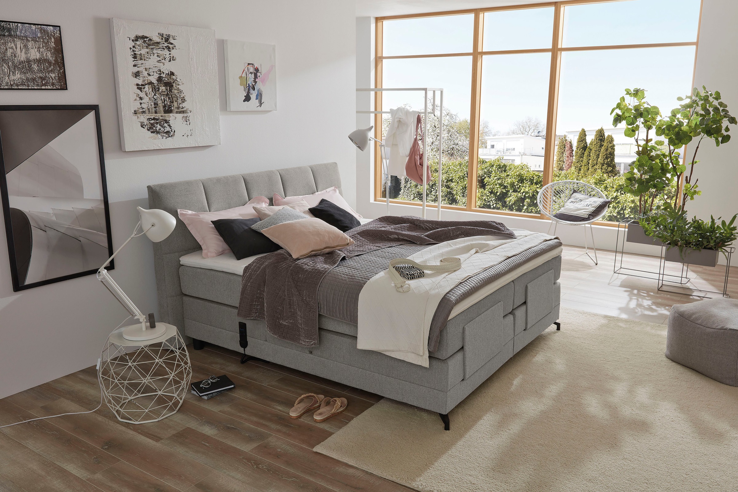 2. Bild von ADA trendline Boxspringbett »Emalia«, inklusive Matratze und Topper, in verschiedenen Größen und Härtegraden