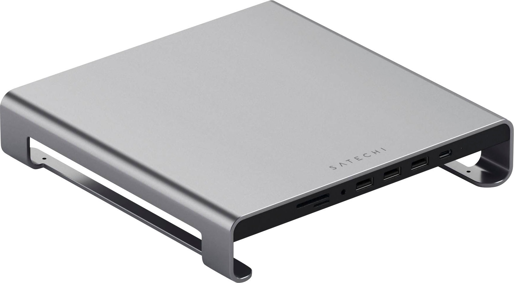 Satechi Halterung »Type-C Aluminum Monitor Stand Hub für iMac«, (1 St.)