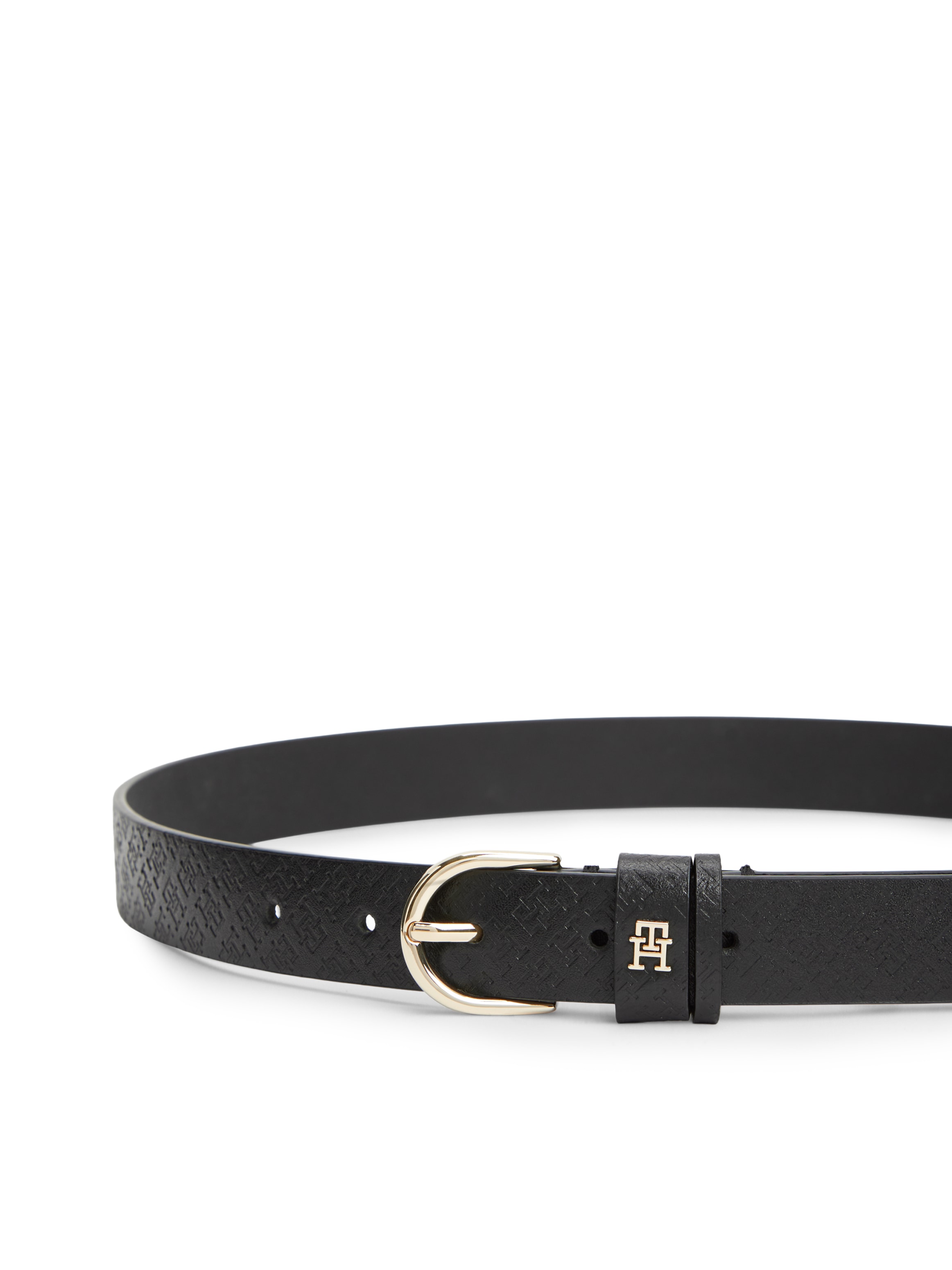 Tommy Hilfiger Ledergürtel »EFFORTLESS 2.5 MONO« Größenverstellbar durch Schnalle