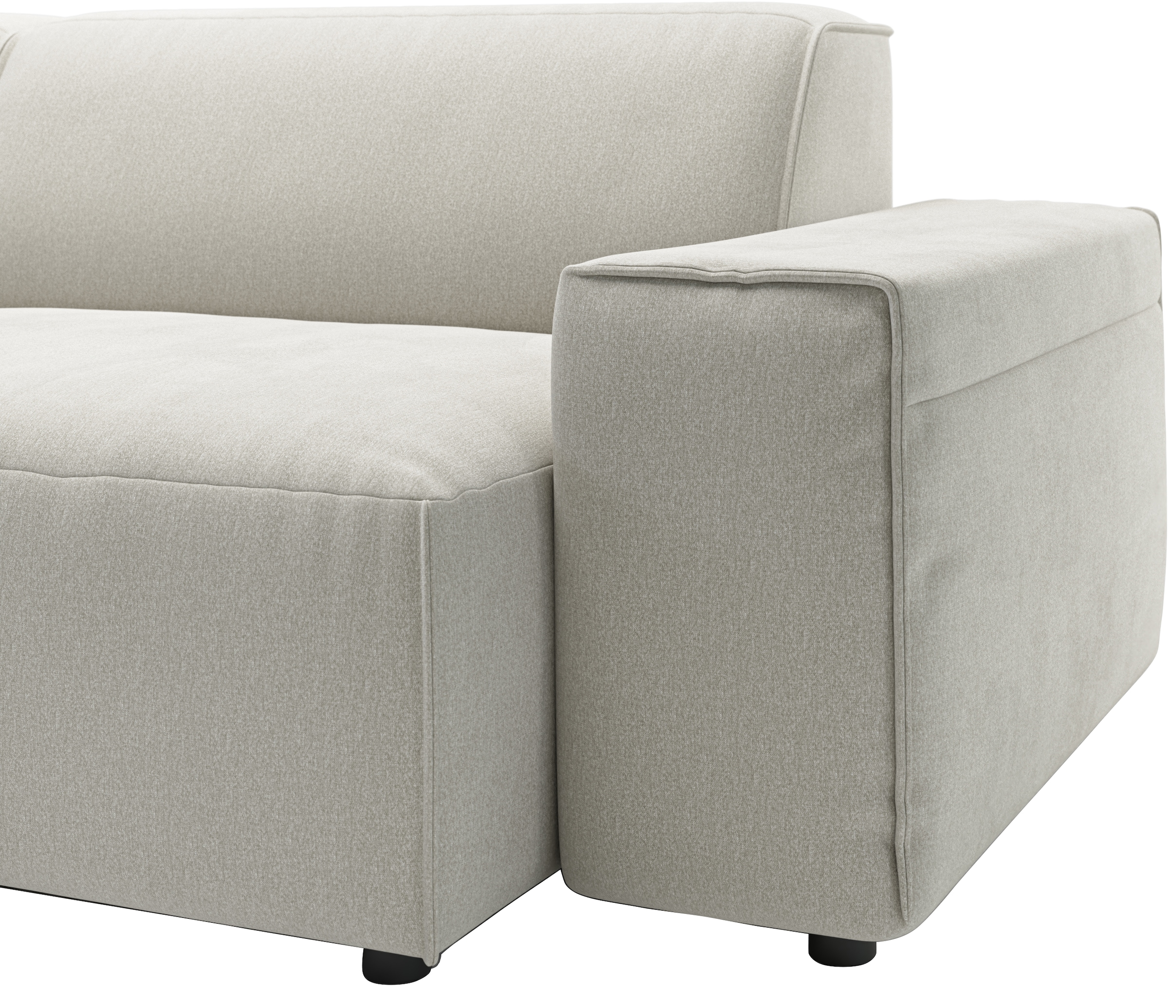 andas Big-Sofa »Glimminge  auch in Breitcord, Feincord + Easy care-Bezug,«, besondere Kedernähte Zierkissen