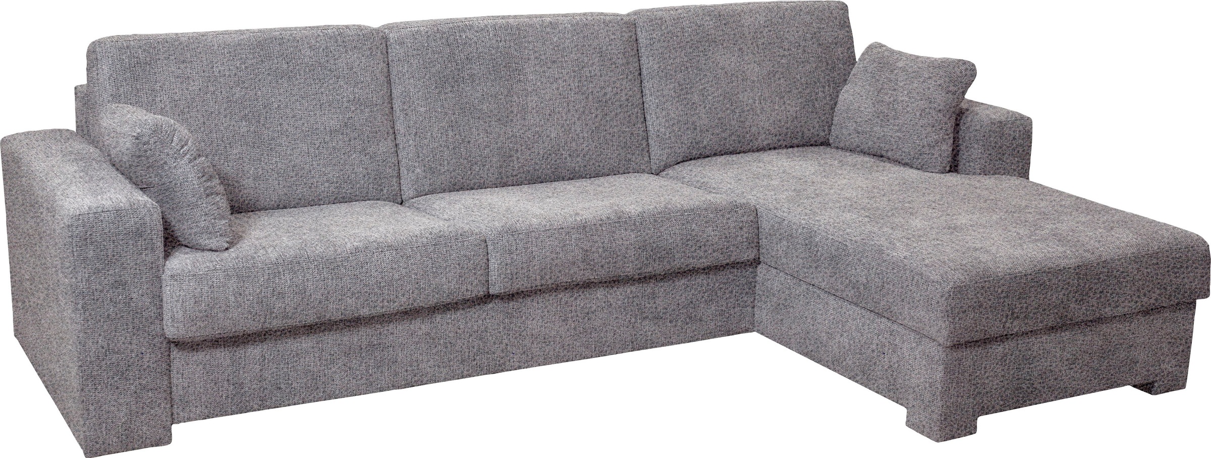 Home affaire Ecksofa »Roma "M" Matratzenhöhe 14 cm, Dauerschlaffunktion, mit Unterfederung,«, Liegemaße ca 143x198 cm, L-Form