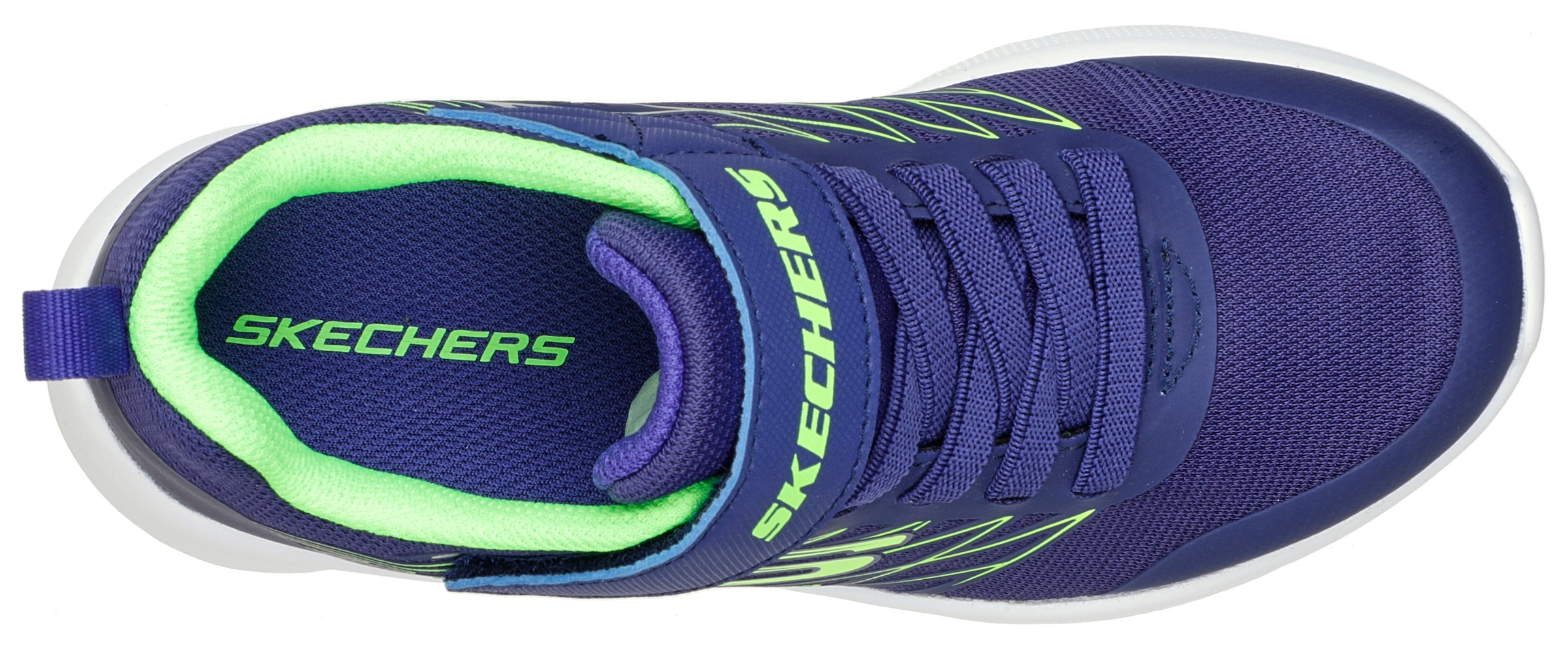 Skechers Sneaker »MICROSPEC«, mit Kontrastbesatz, Freizeitschuh, Halbschuh, Schnürschuh