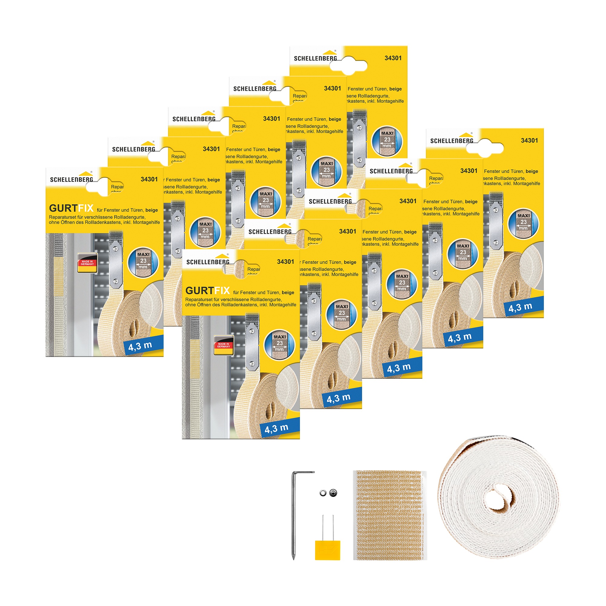 SCHELLENBERG Reparatur-Set »Rollladen Gurtfix für das Rollladensystem Maxi« günstig online kaufen