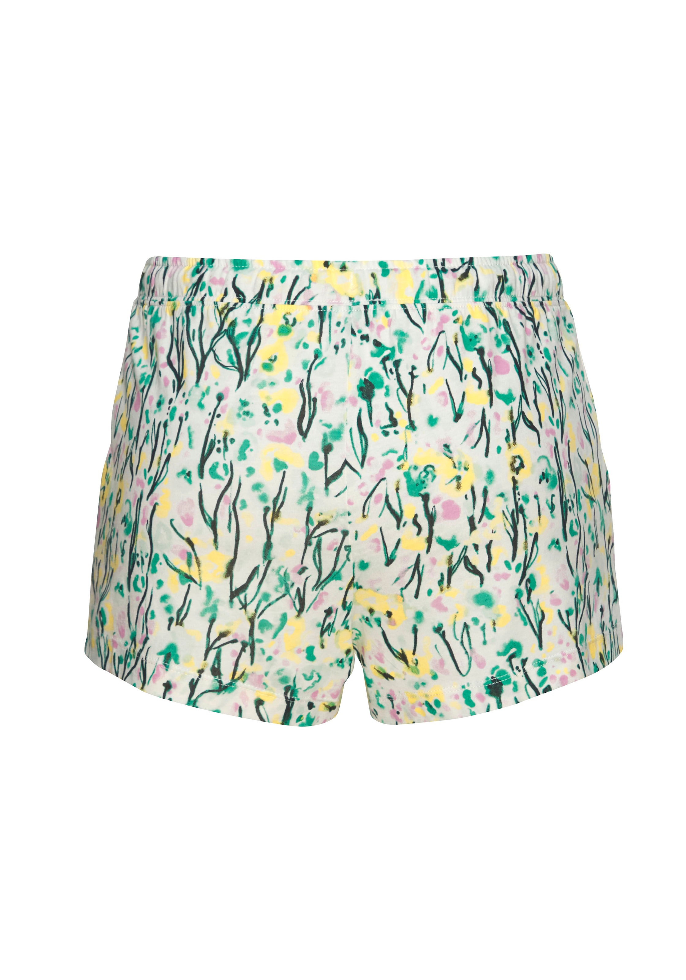 Vivance Dreams Pyjamashorts  mit Aquarell-Muster