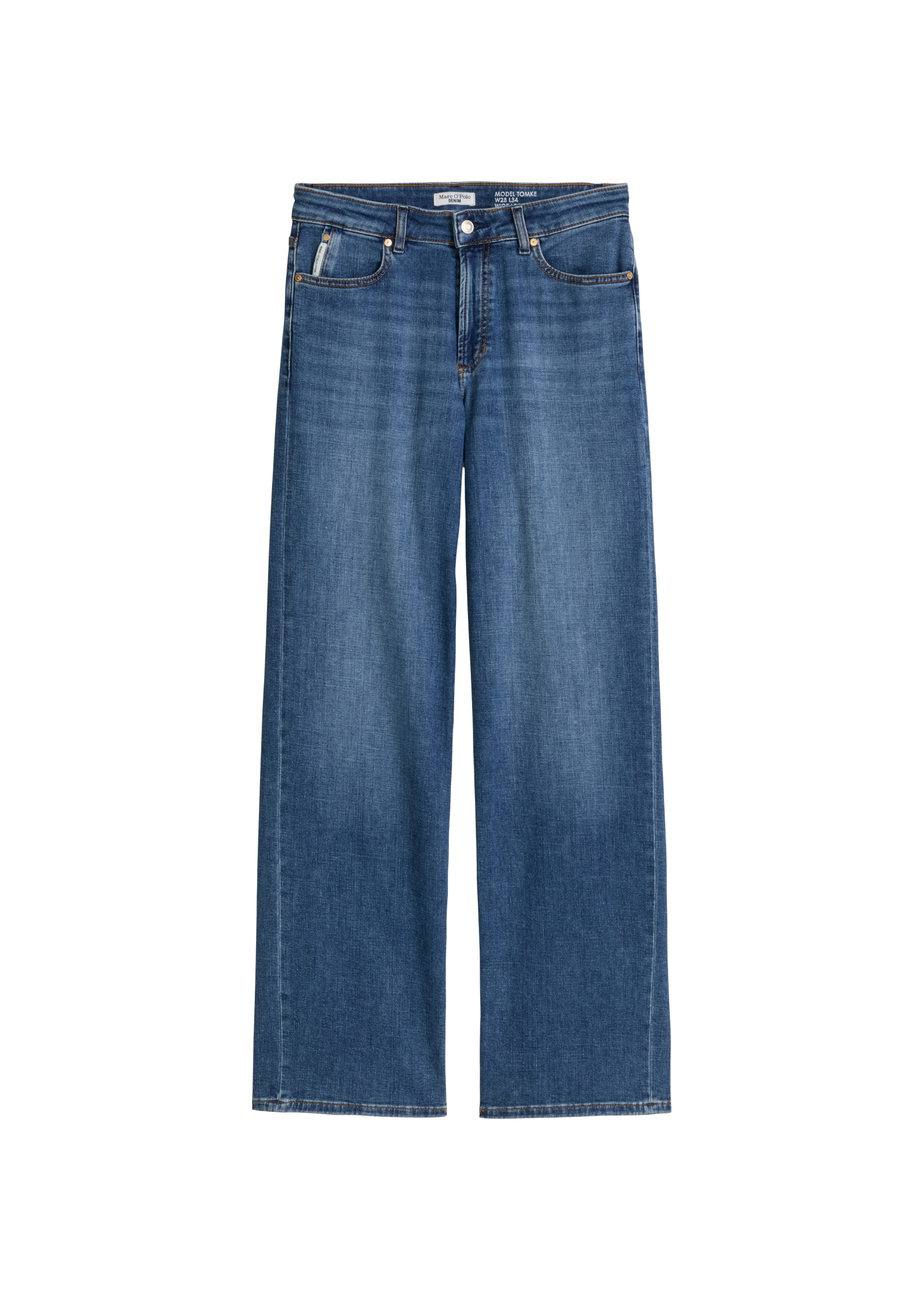 Marc O'Polo DENIM Weite Jeans Model Tomke wide aus weichem Organic-Cotton-Stretch