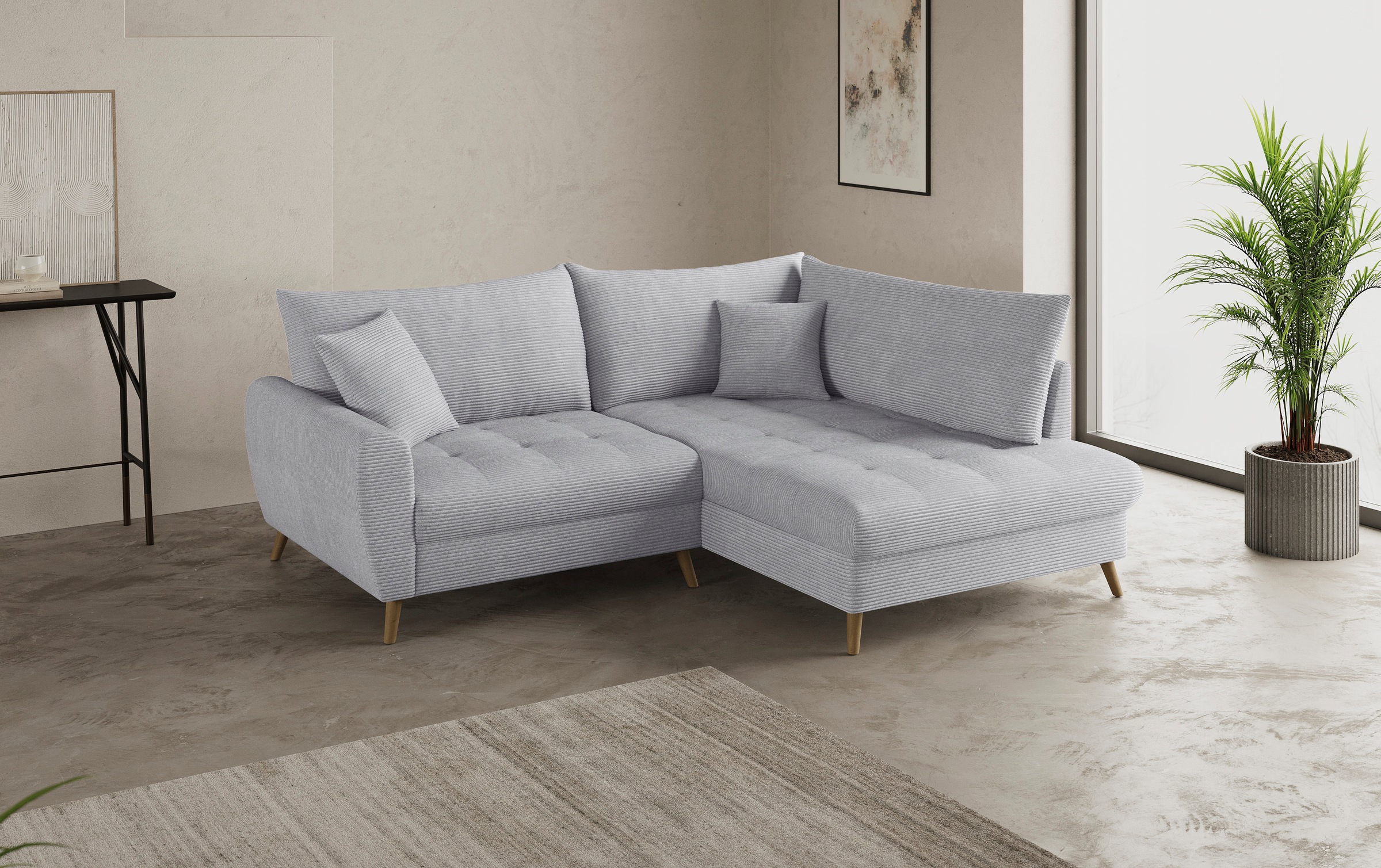 Mr. Couch Ecksofa »Blackburn II, L-Form«, Mit Kaltschaumpolsterung bis 140 kg belastbar