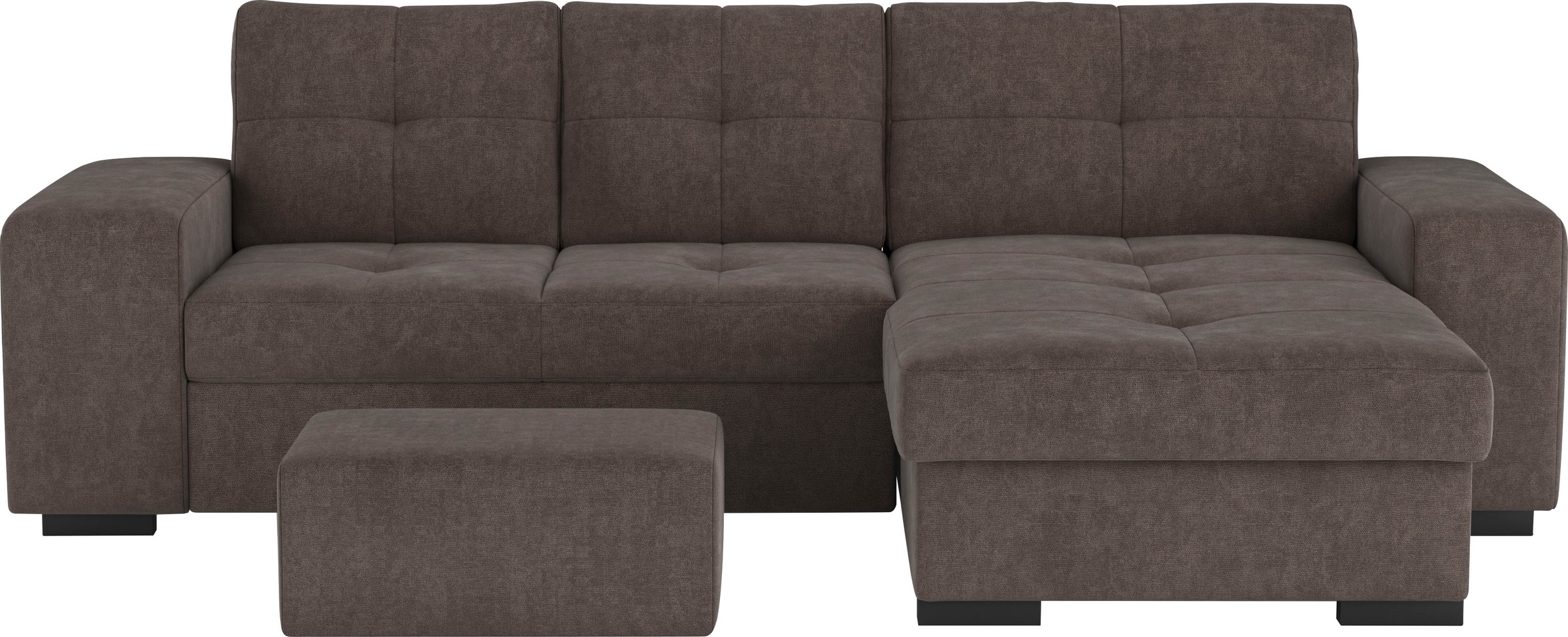 COTTA Ecksofa »Mattina L-Form«, mit Hocker, wahlweise mit Bettfunktion & Be günstig online kaufen