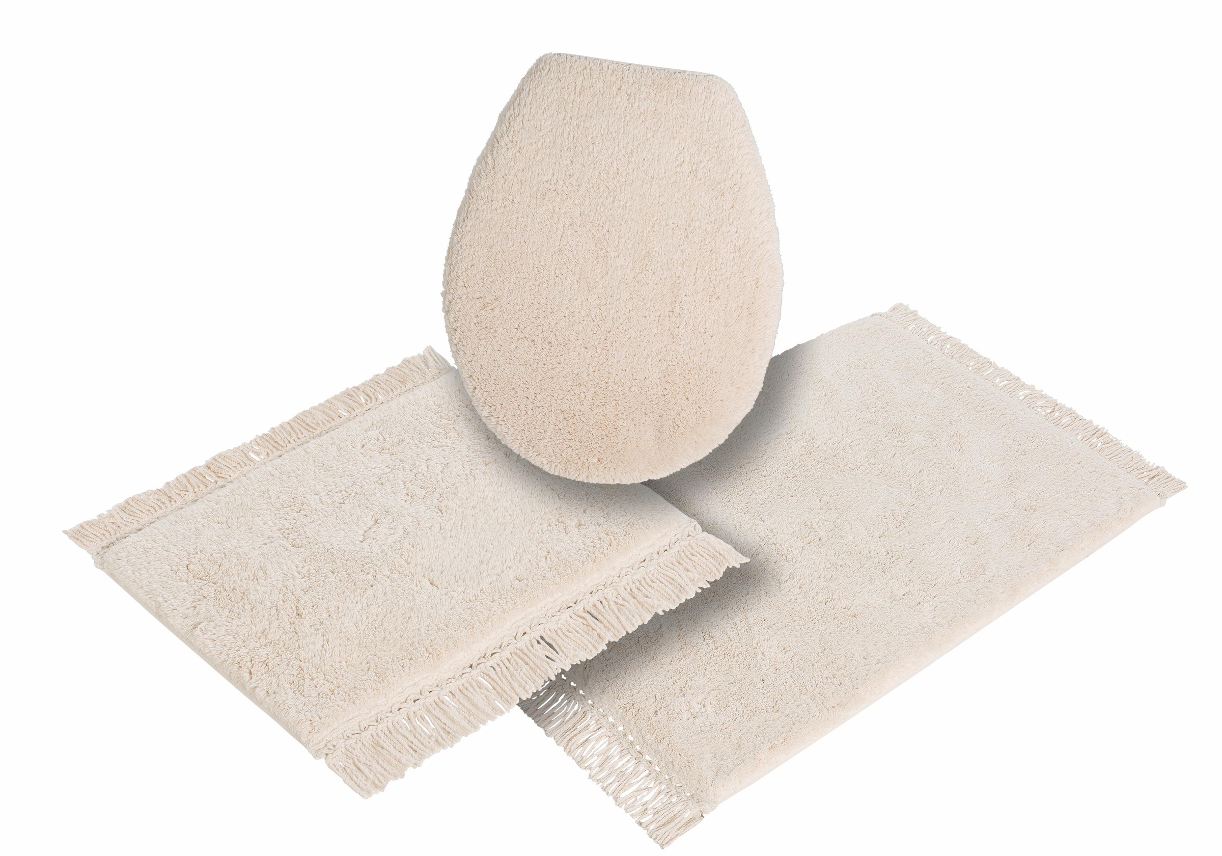 my home Badematte »Finca, Badvorleger, Badezimmer Teppich« Höhe 16 mm rutsc günstig online kaufen