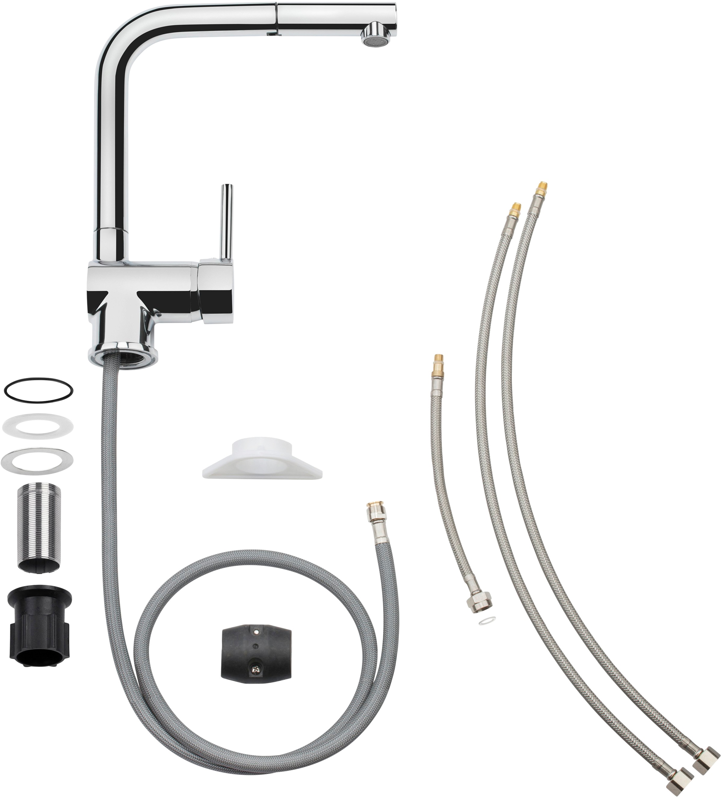 CORNAT Spültischarmatur »Livenne« HD, Messing, verchromt günstig online kaufen