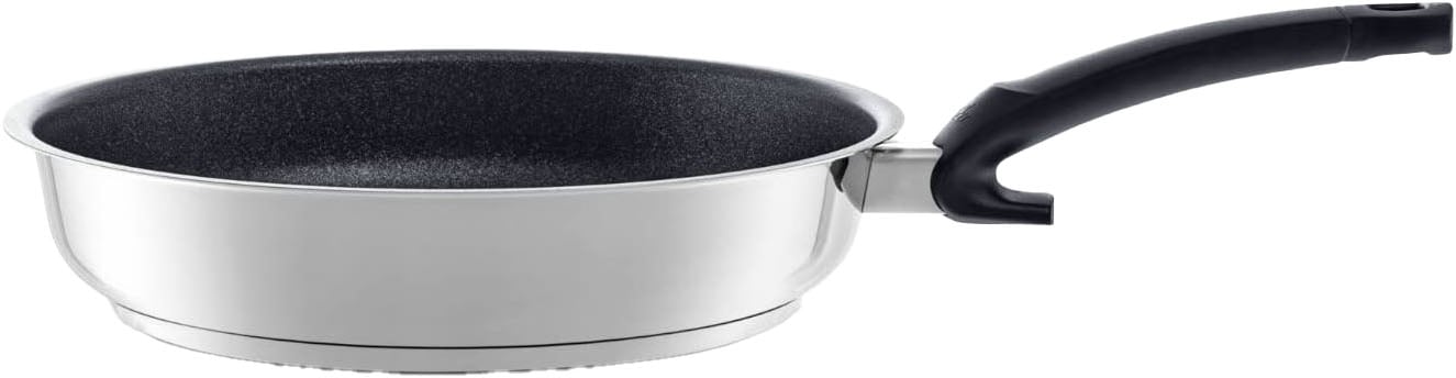 Fissler Bratpfanne »Adamant® premium Edelstahlpfanne beschichtet«, Edelstahl 18/0, (1 tlg.), induktionsgeeignet, kratzfeste Antihaft-Beschichtung, Made in Germany