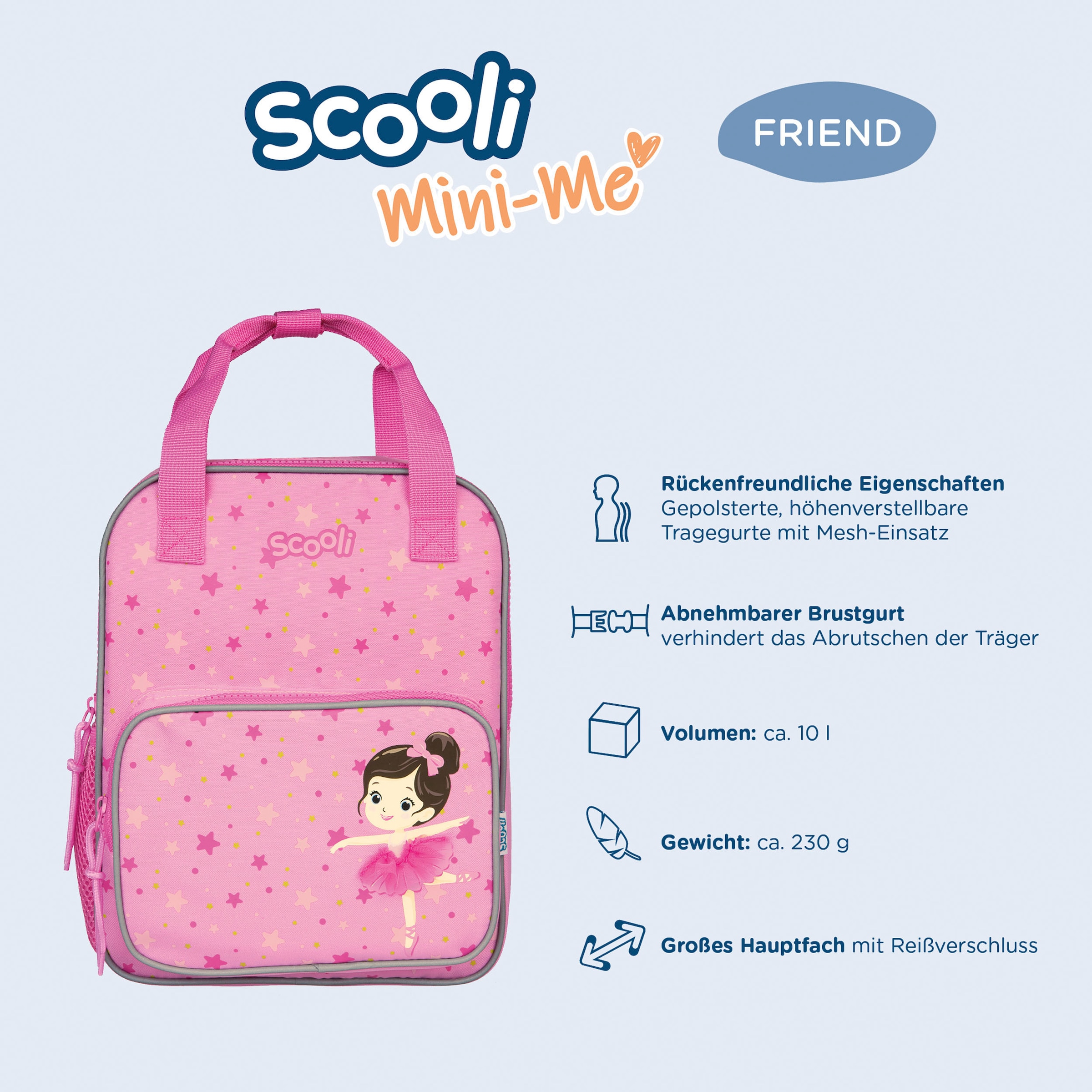 Scooli Kinderrucksack »Mini-Me« für den Kindergarten