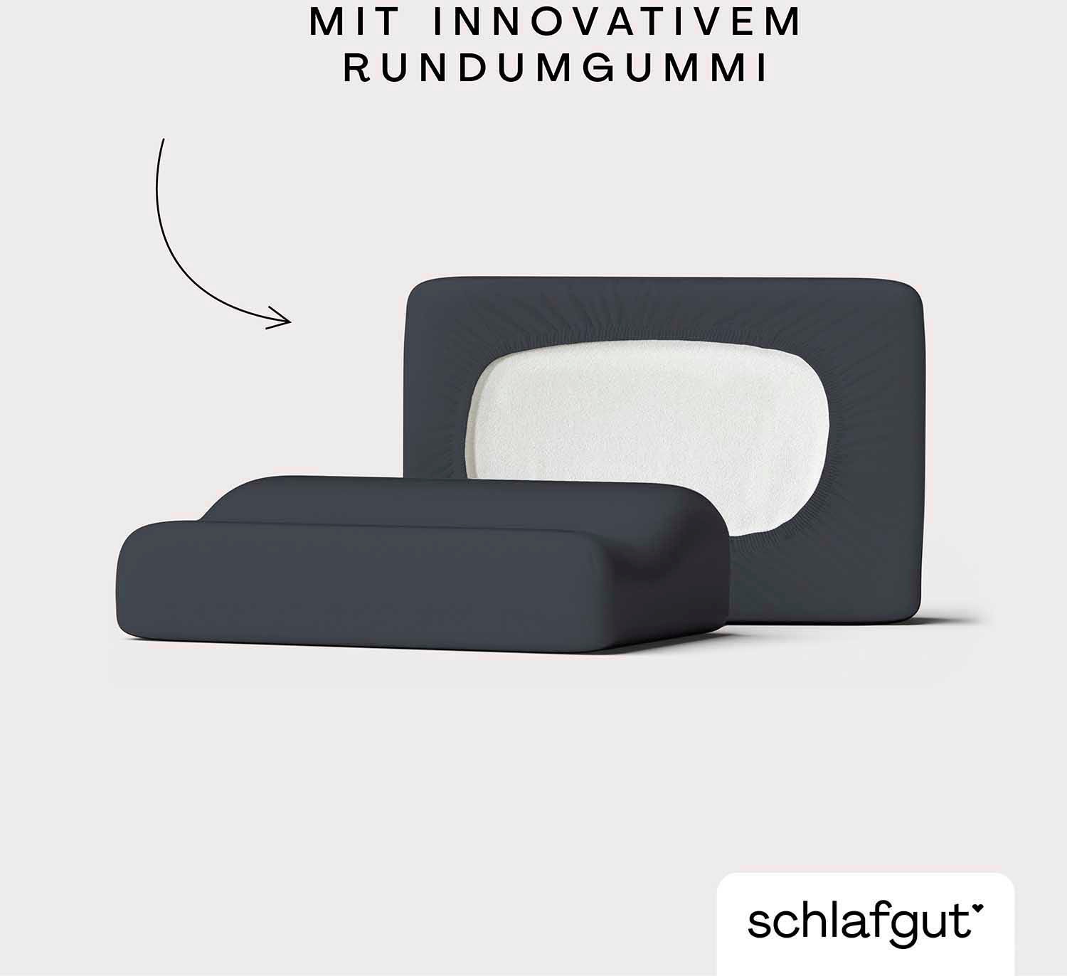 Schlafgut Kissenbezug »Pure flexibler Kissenbezug für Nackenstützkissen«, ( günstig online kaufen