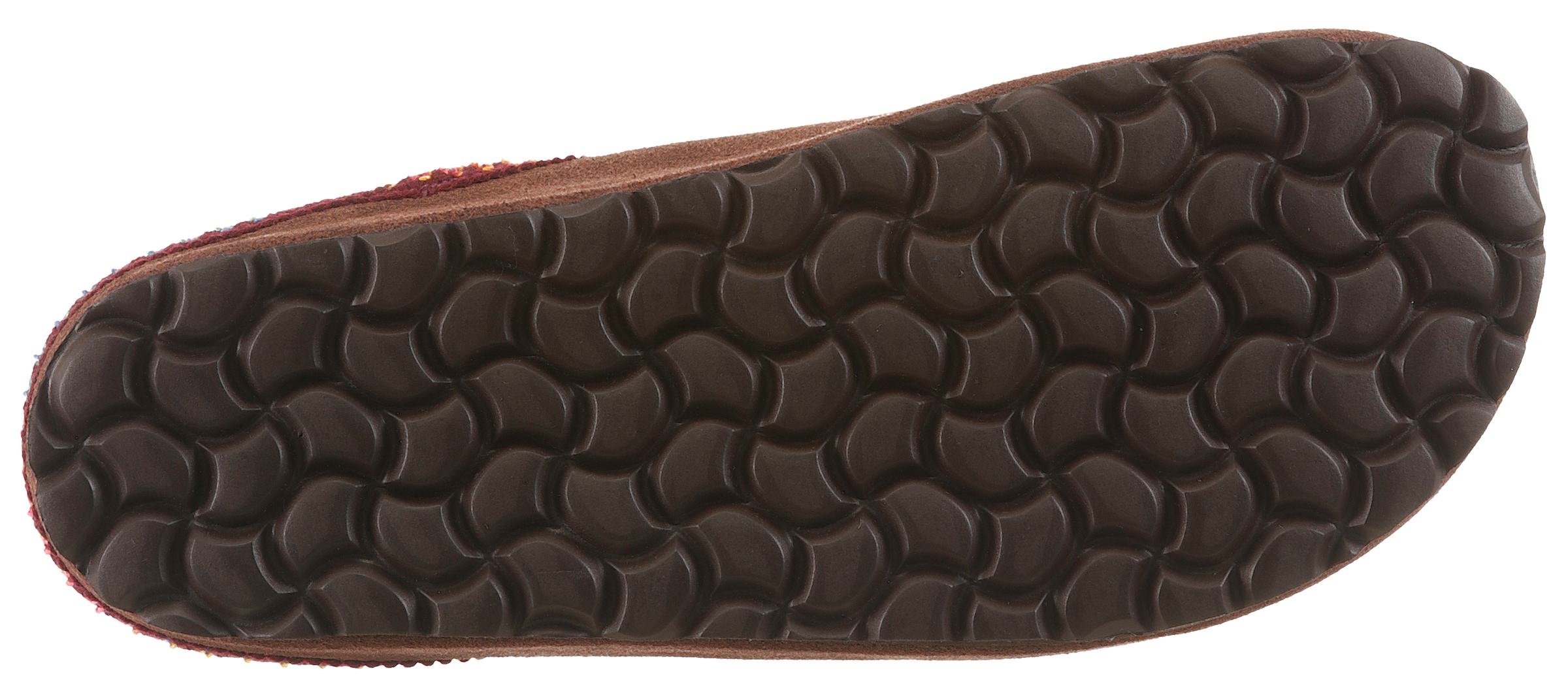 Aniston SHOES Clog  Schlupfschuh, Hausschuh mit farbenfroher Ziernaht - NEUE KOLLEKTION
