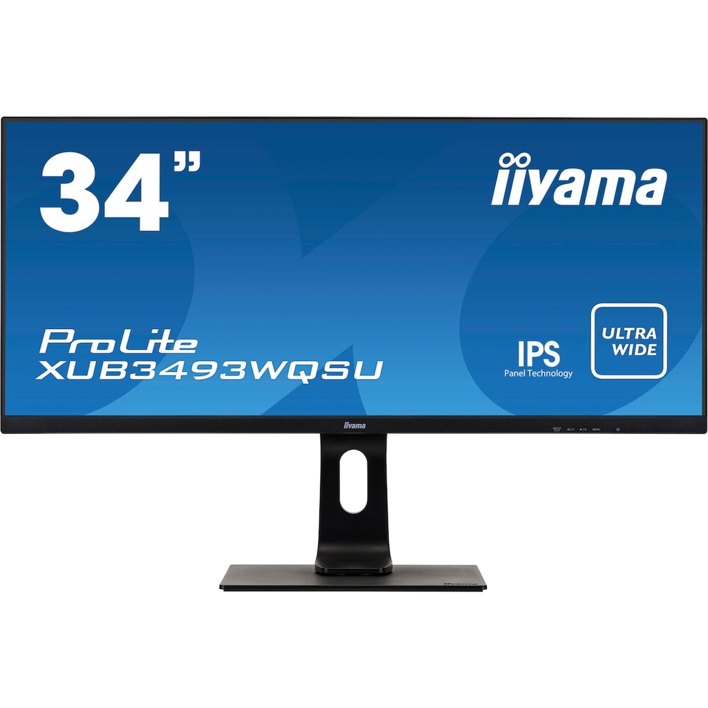 Iiyama Gaming-Monitor »XUB3493WQSU-B1«, 86,7 cm/34 Zoll, 3440 x 1440 px, UWQHD, 4 ms Reaktionszeit, 75 Hz