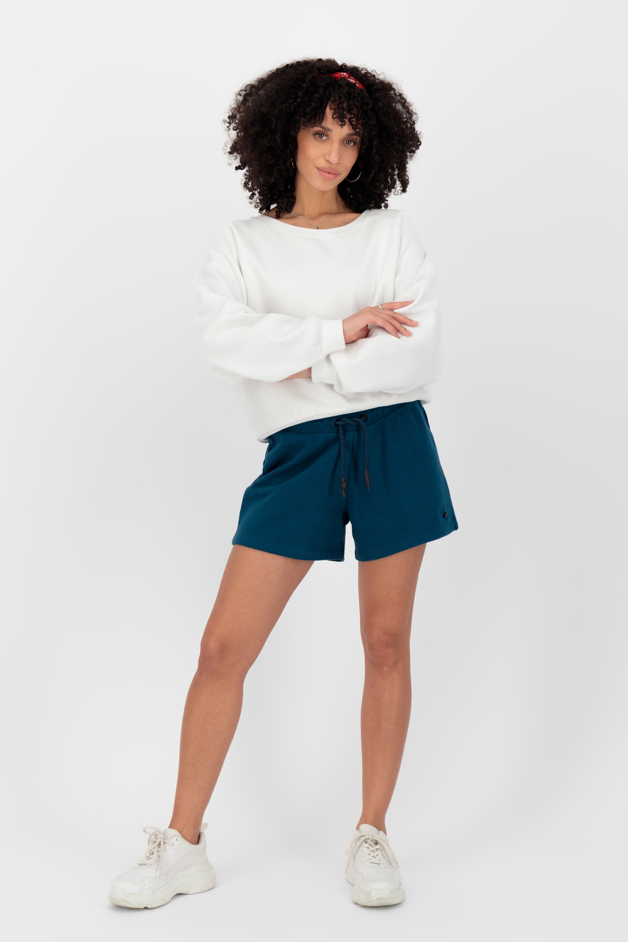 Alife & Kickin Sweatshirt »Damen TeonaAK A«, Basic Pullover mit Rundhalsausschnitt