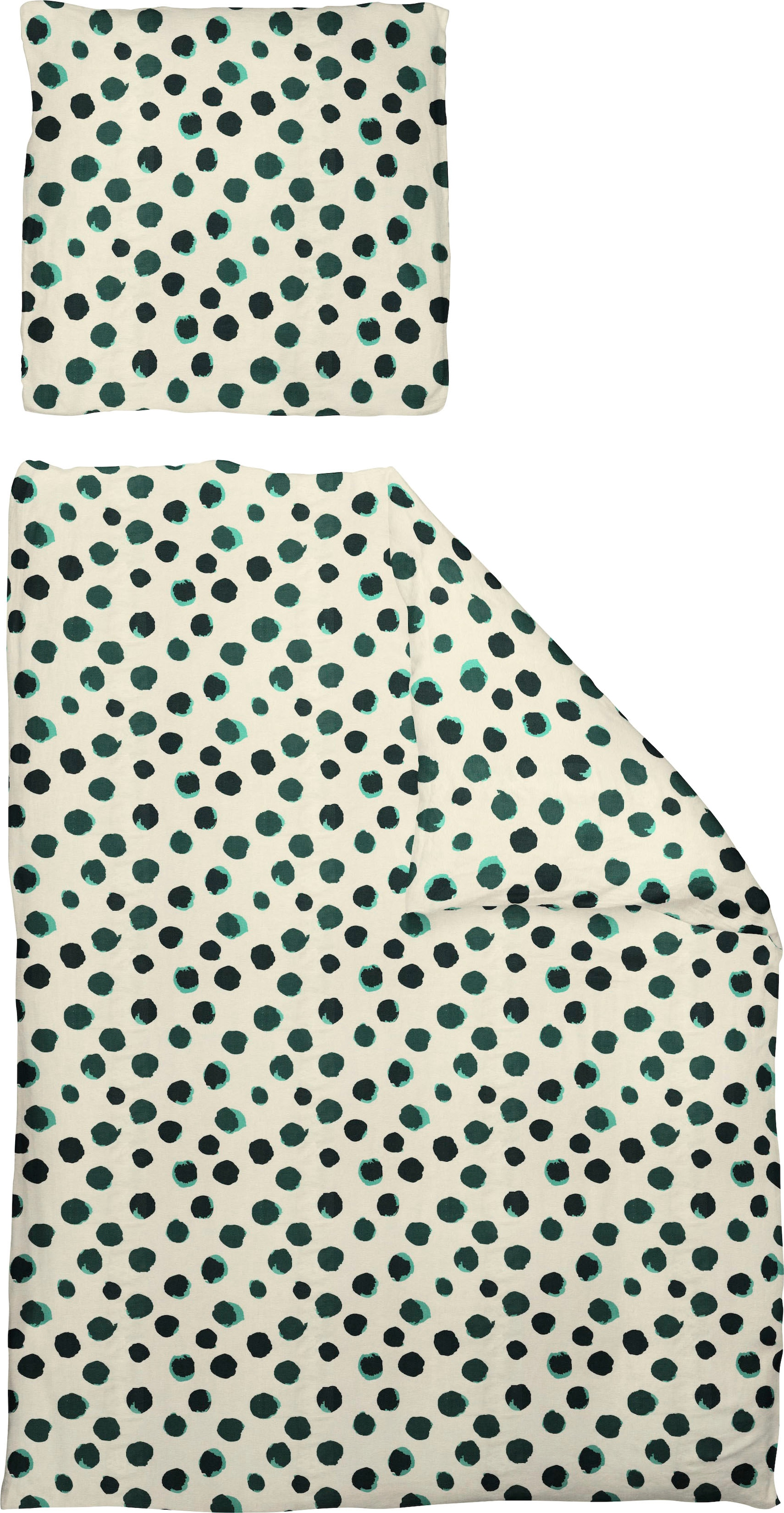 Adam Bettwäsche »Leinenbettwäsche Dots«, aus Bio-Baumwolle günstig online kaufen
