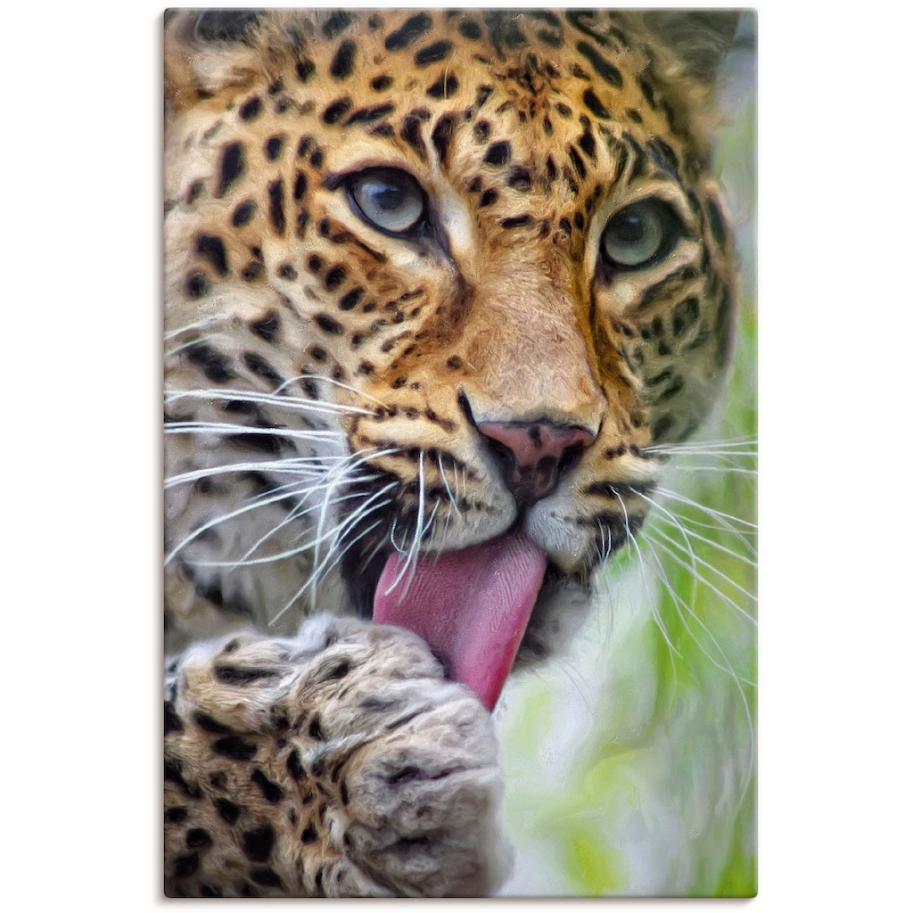 Artland Wandbild »Leopard«, Wildtiere, (1 St.)