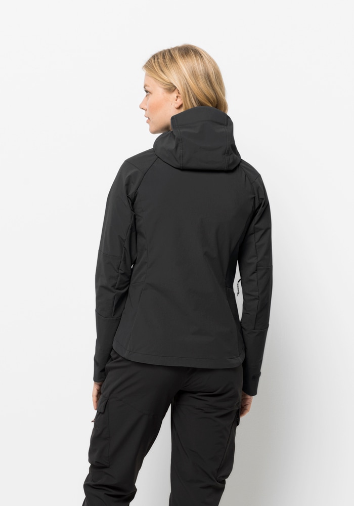 Jack Wolfskin Softshelljacke »KAMMWEG JKT W«, mit Kapuze