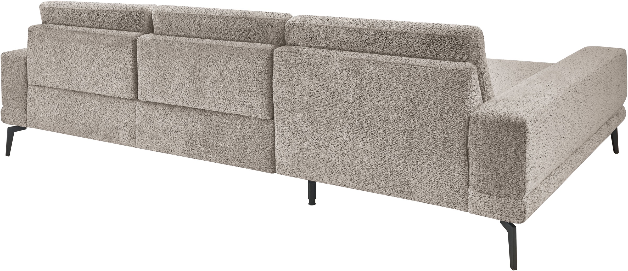set one by Musterring Ecksofa »SO 3600 optimaler Sitzkomfort in Federkern o. Kaltschaum, 2 Sitzhöhen«, Sitzhöhe 42 cm, Kaltschaum, B 293 x T 180 cm, Kama stone