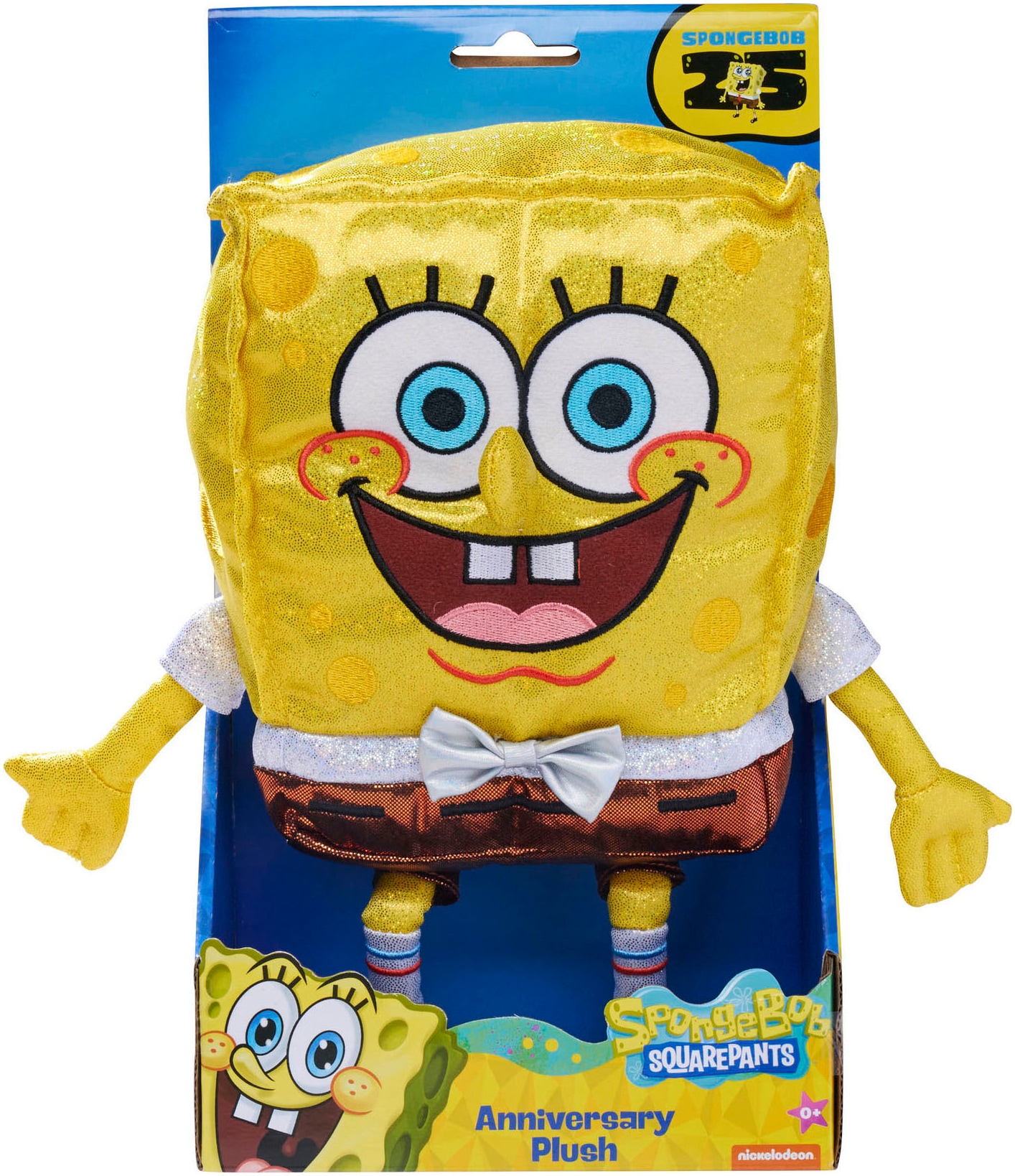 SIMBA Plüschfigur »Spongebob Jubiläumsplüsch, 30 cm«, mit glitzernder Fliege