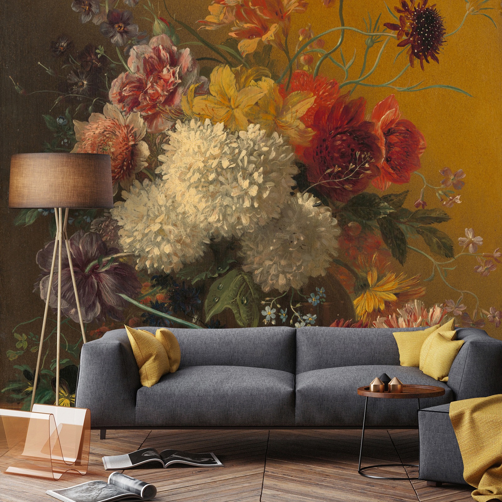Art for the home Fototapete »Quinty Flowers«, 280x250 cm