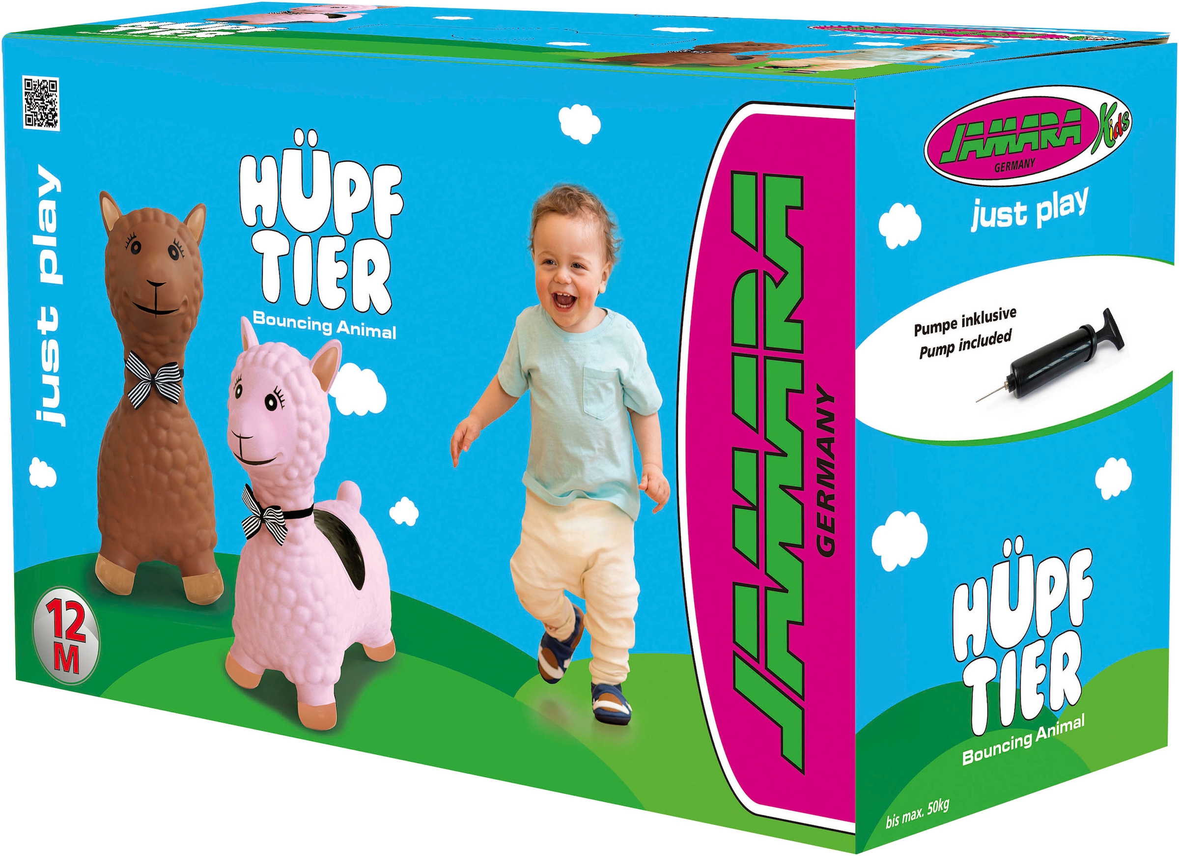 Jamara Hüpftier »Lama, braun«, inkl. Luftpumpe
