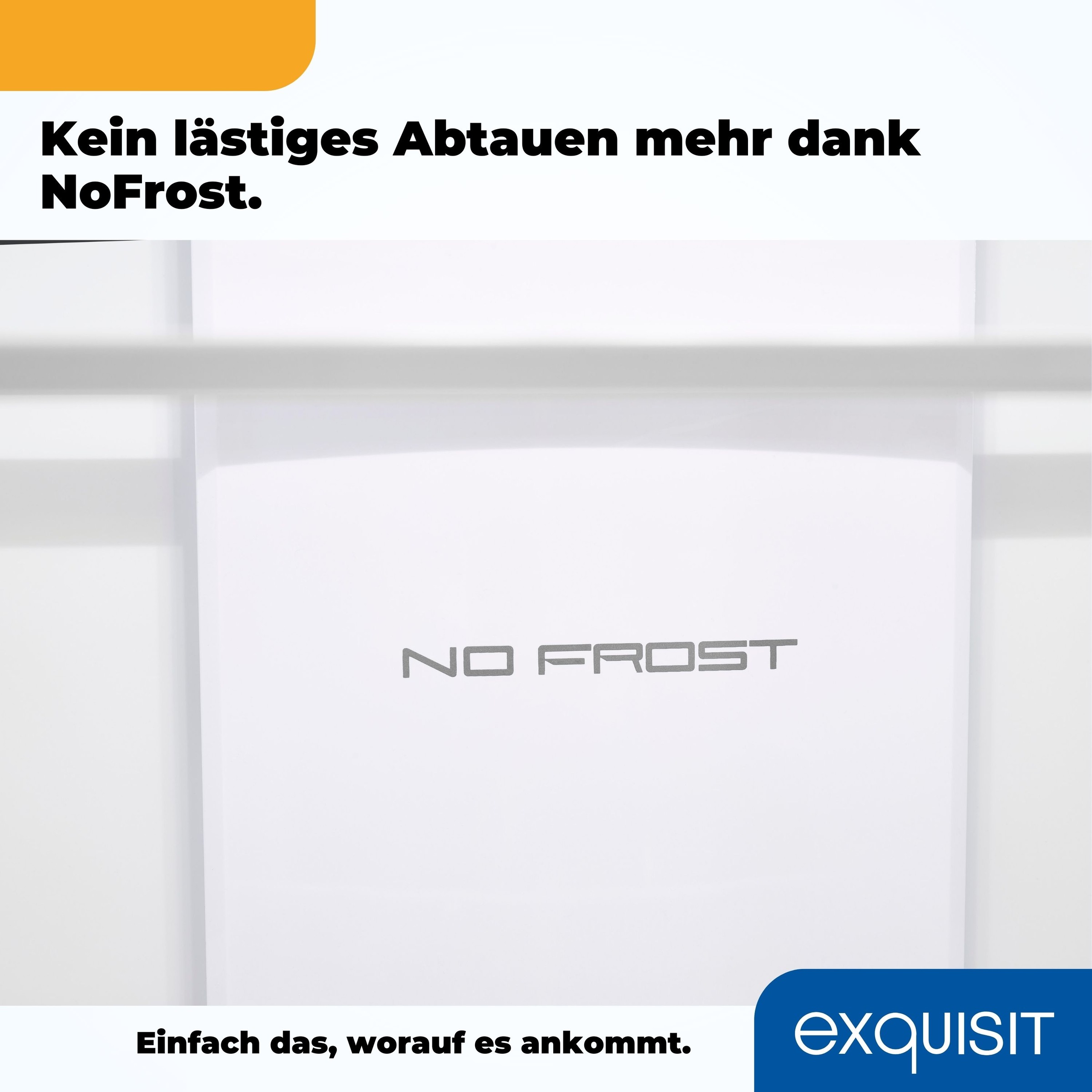 exquisit Kühl-/Gefrierkombination »KGC195-65-NF-330E inoxlook-az«, 4-Sternefach