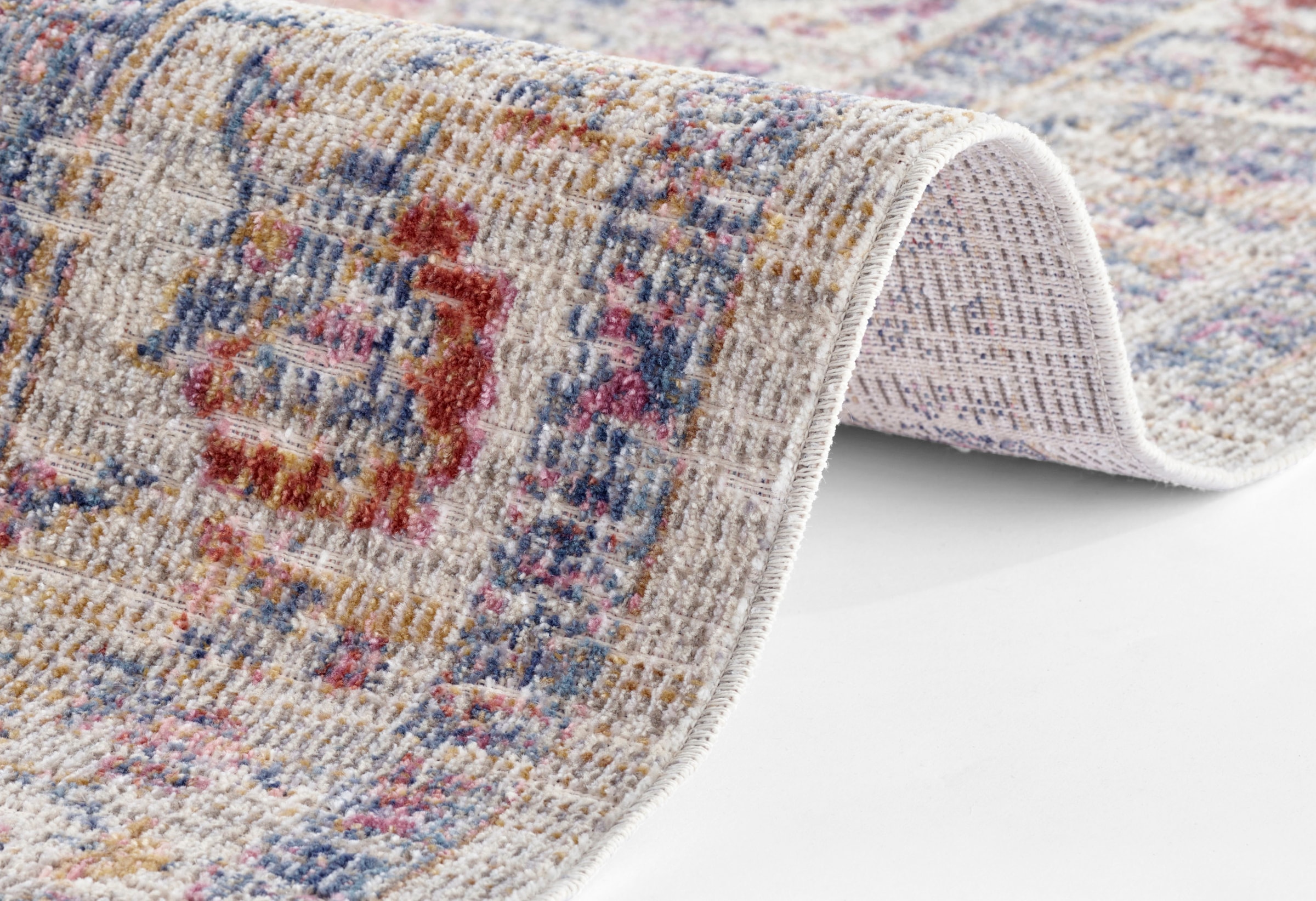 NORTHRUGS Teppich »Luxor«, rechteckig, 3 mm Höhe, In-& Outdoor, Läufer, wetterfest, Balkon, Wohnzimmer, Orient