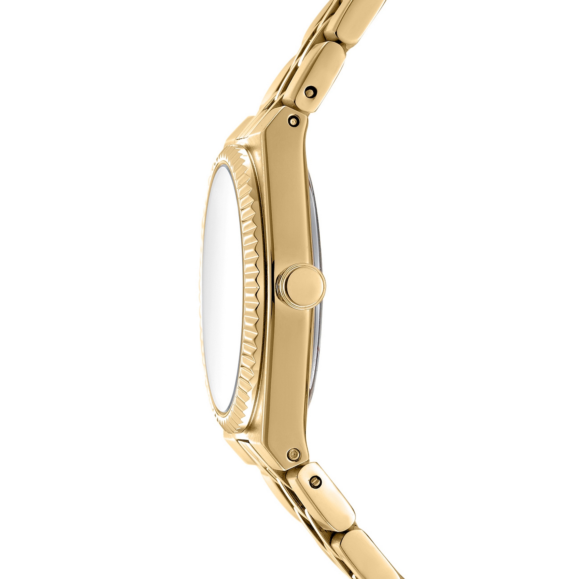 DKNY Quarzuhr »Logo Watch« Armbanduhr, Damenuhr, Edelstahlarmband, analog