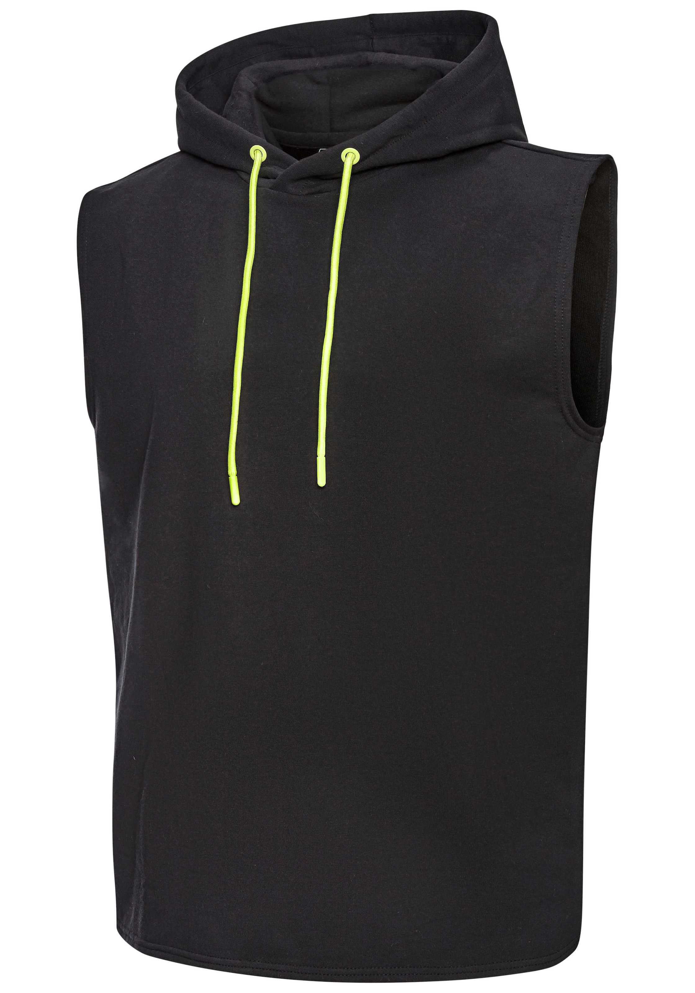 Le Jogger Performance Kapuzensweatshirt , ohne Ärmel und mit kontrastfarbenen Details
