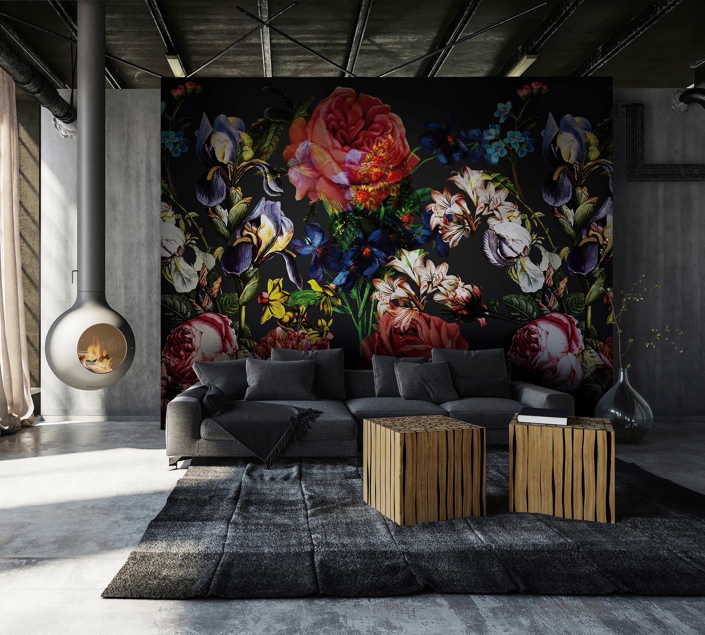 Marburg Fototapete, botanisch, moderne Tapete für Wohnzimmer Schlafzimmer Küche