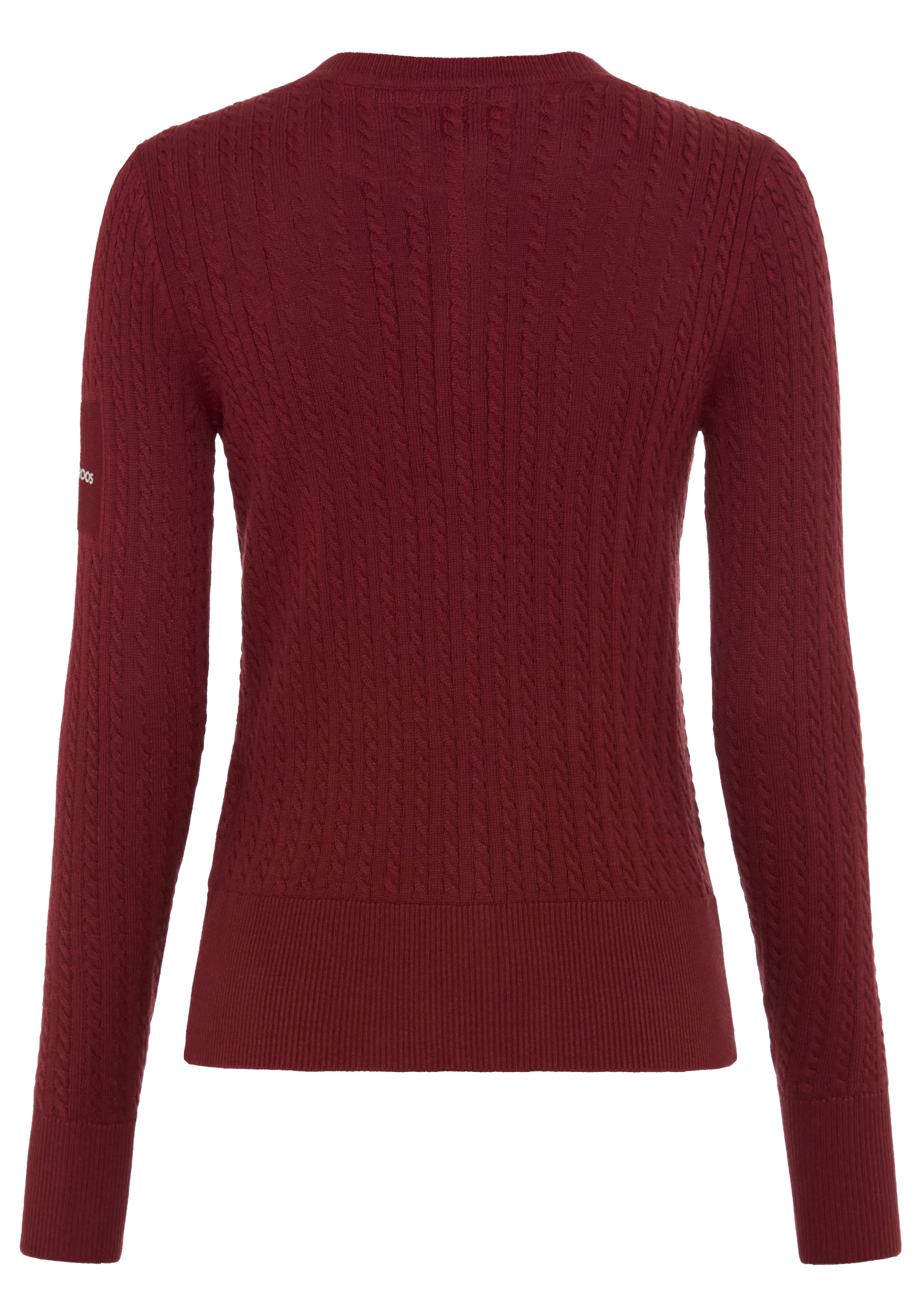 KangaROOS Strickjacke hüftlange Form, figurbetonte Passform, aus Feinstrick und Strick