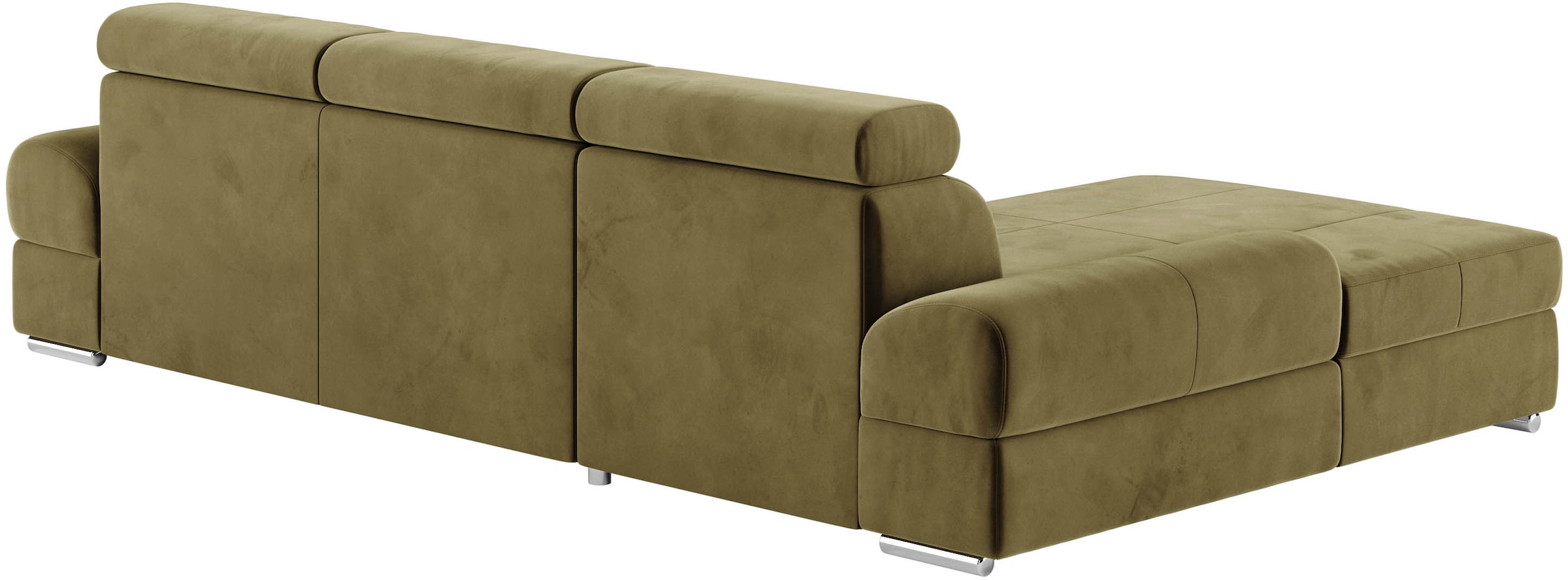 sit&more Ecksofa »Broadway L-Form«, inklusive Kopfteilverstellung, wahlweise mit Bettfunktion
