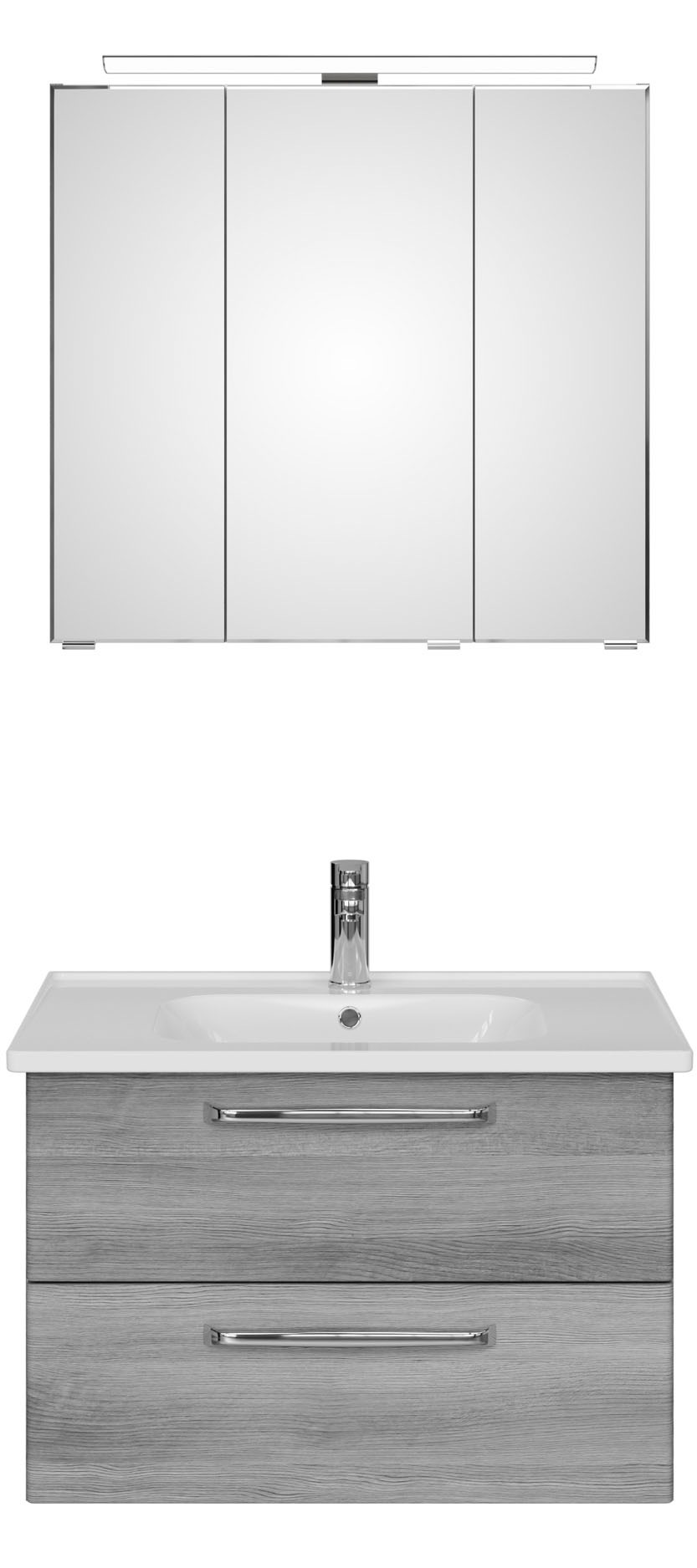 Saphir Badmöbel-Set »Trentino 2-teilig Keramik-Waschtisch, Spiegelschrank m günstig online kaufen