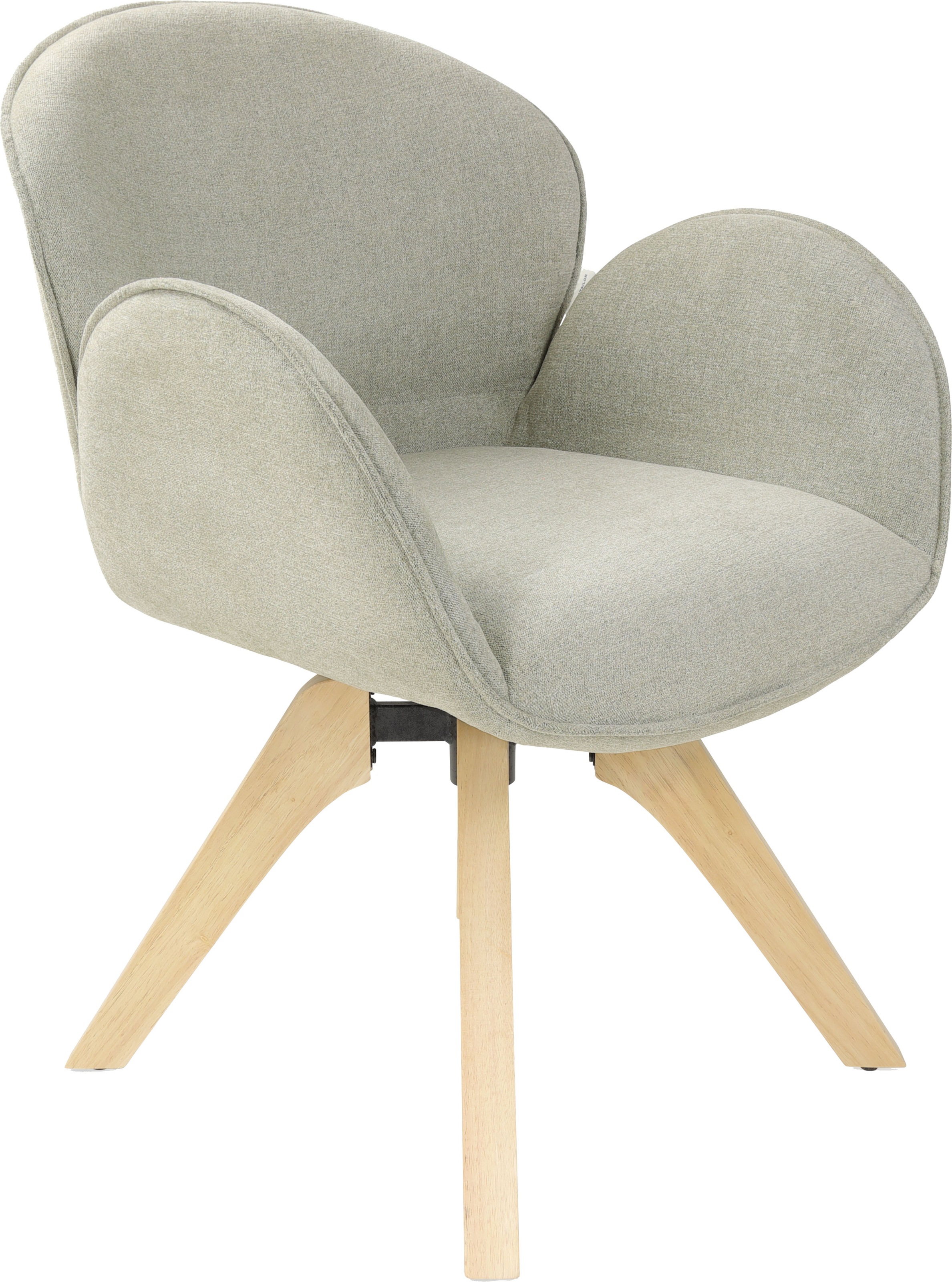 TOM TAILOR HOME Armlehnstuhl »WINGS ARMCHAIR« (Set) 2 Stk.mit Armlehnen, drehbar, Rückholfunktion, Massivholzgestell