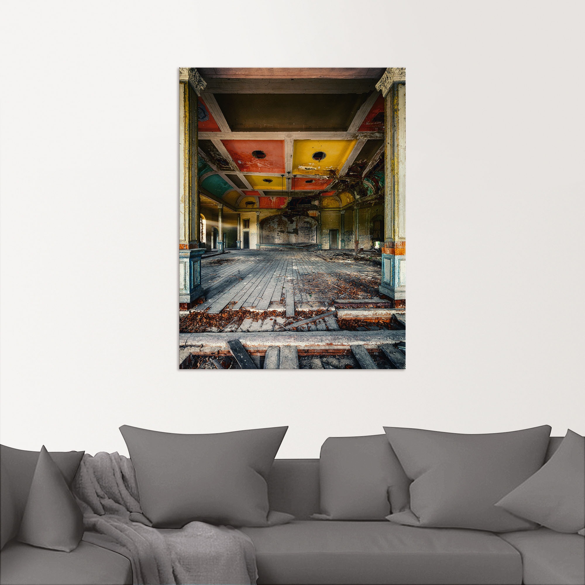 Artland Wandbild »Lost Place - Der letzte Tanz Tanzsaal« Gebäude 1 Stk. tlg günstig online kaufen