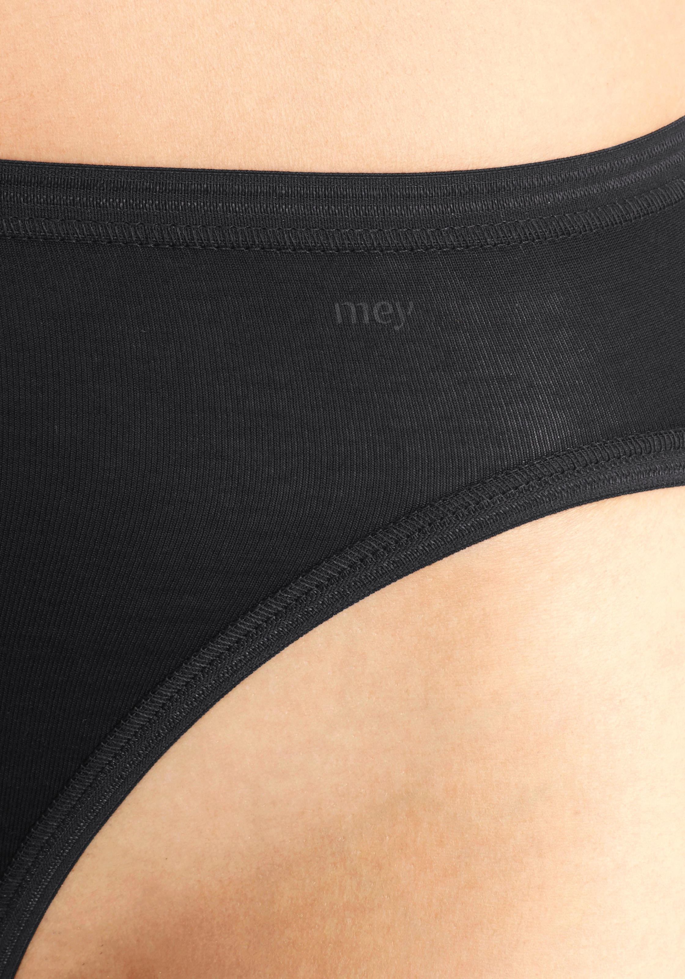 Mey Jazz-Pants Slips »LIGHTS«, (3er Pack), aus weicher Baumwoll-Viskose-Qualität