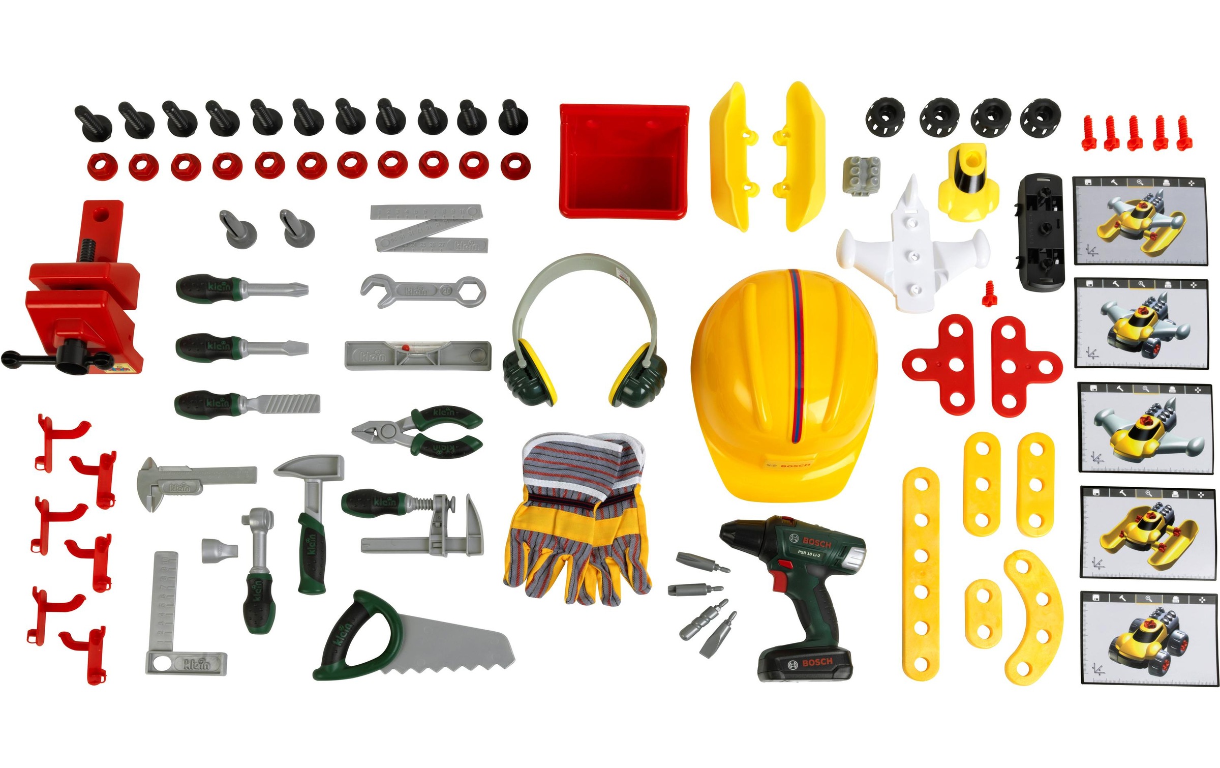   Spiel-Werkzeugstation »Klein-Toys BOSCH Werkbank 81-teilig«