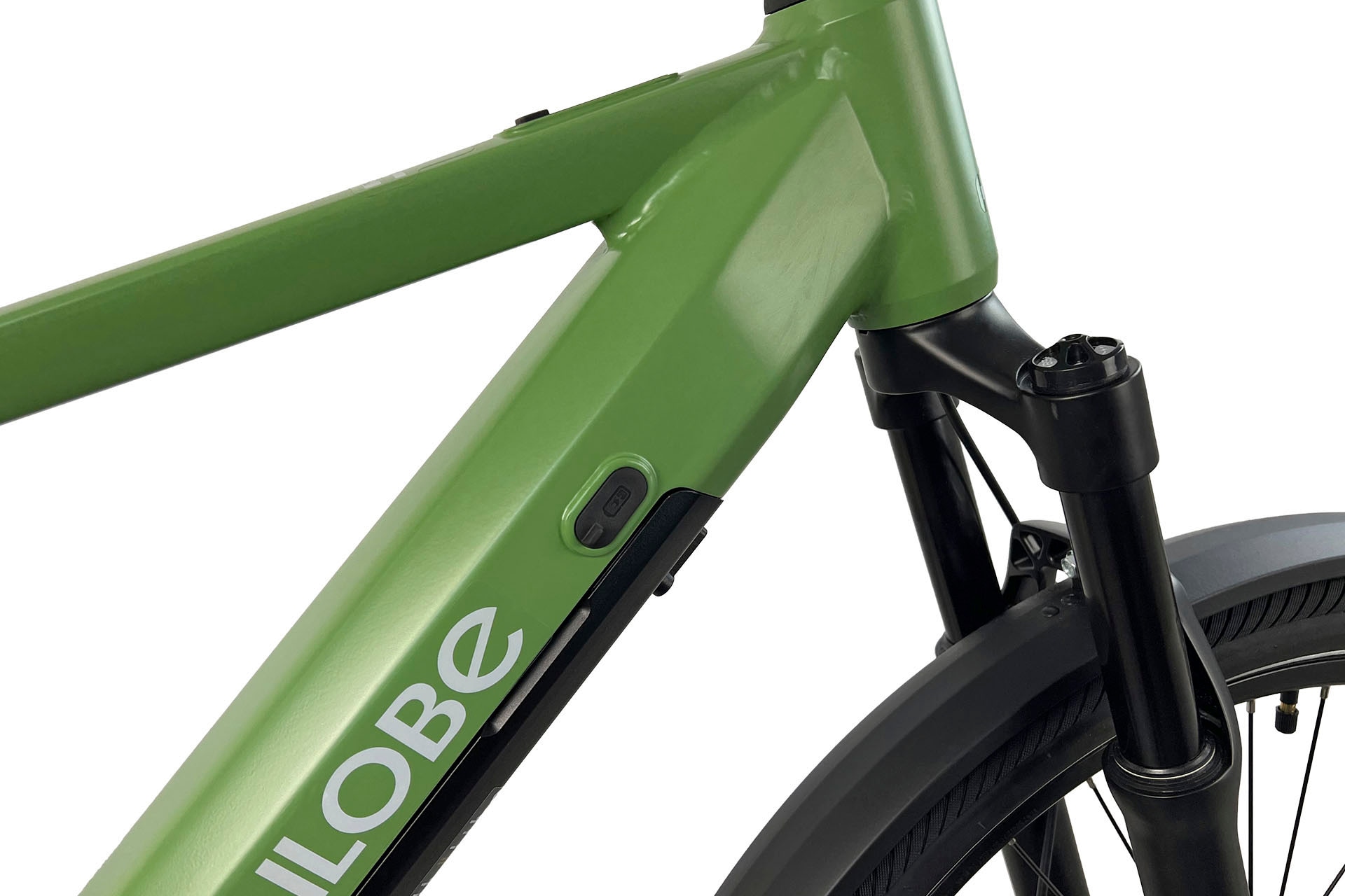 LLobe E-Bike »CityVenture E-Bike 27,5" Vermont RM, grün«, 2 Gang, Heckmotor 250 W