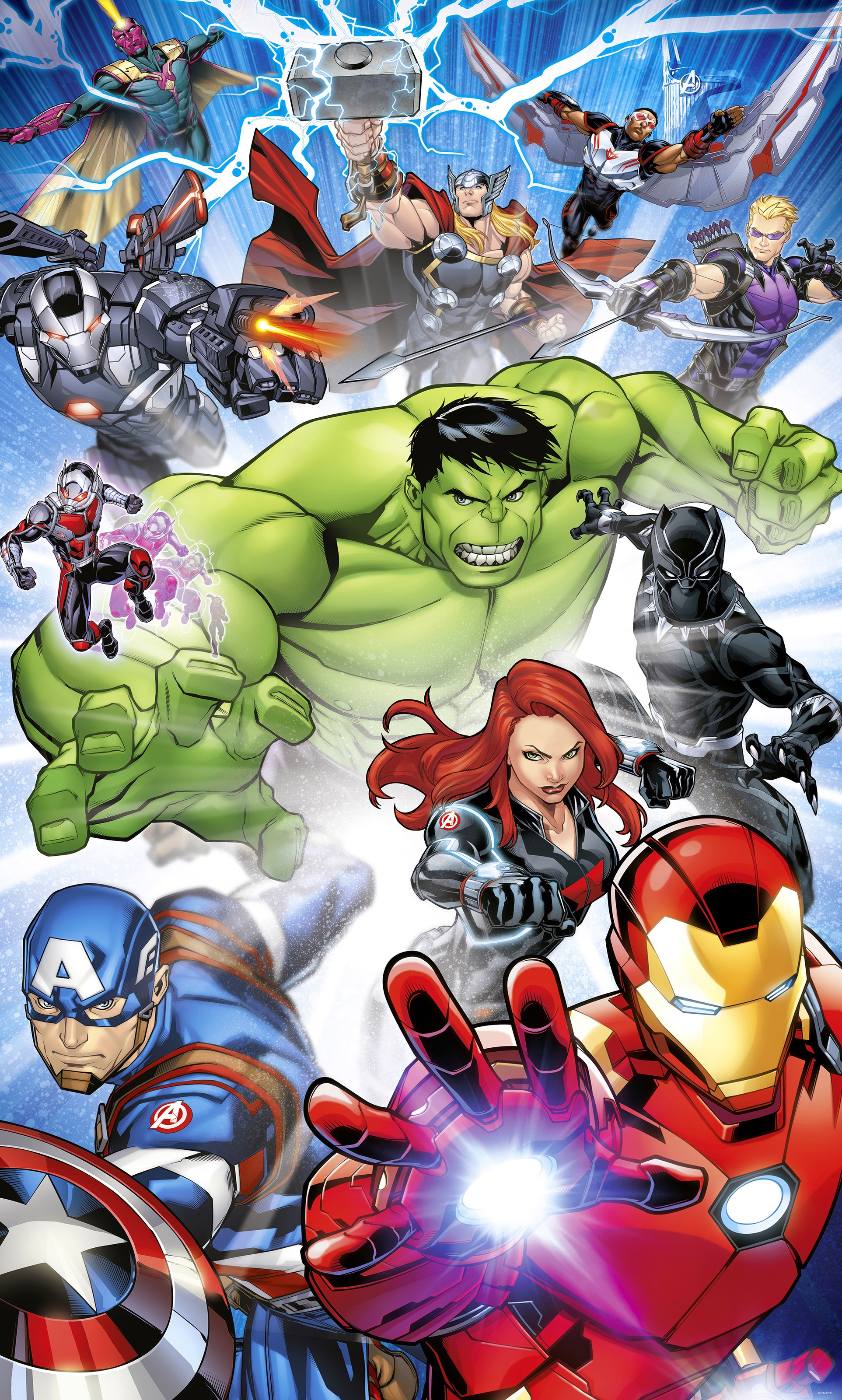 Komar Kindertapete »Marvel Avengers Protect«, bedruckt günstig online kaufen