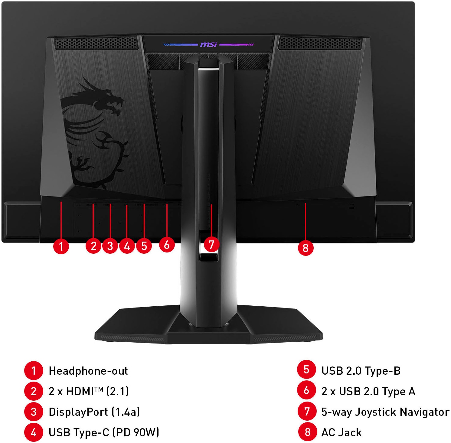MSI Gaming-Monitor »MPG 271QRX QD-OLED«, 67 cm/27 Zoll, 2560 x 1440 px, WQHD, 0,03 ms Reaktionszeit, 360 Hz