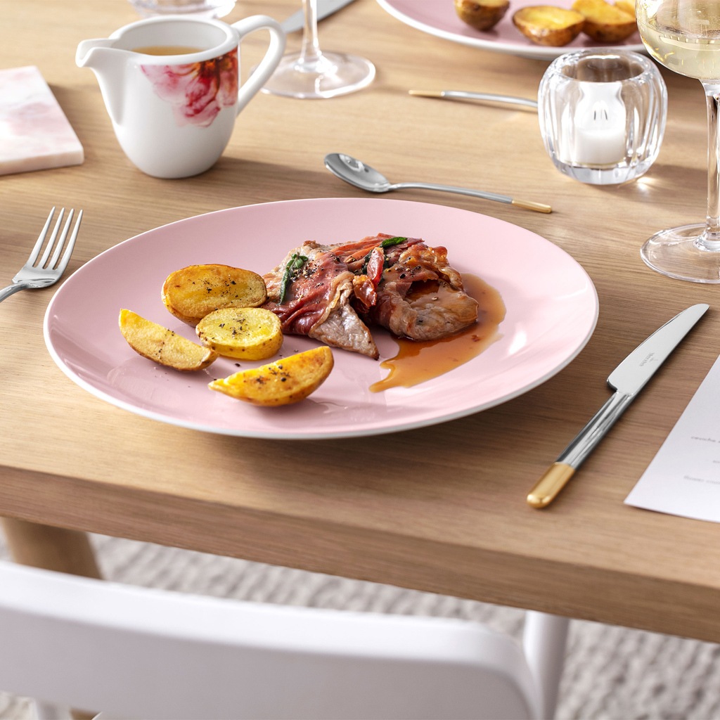 Villeroy & Boch Speiseteller »Speiseteller Rose Garden ø 28,5 cm 6er Set ro günstig online kaufen