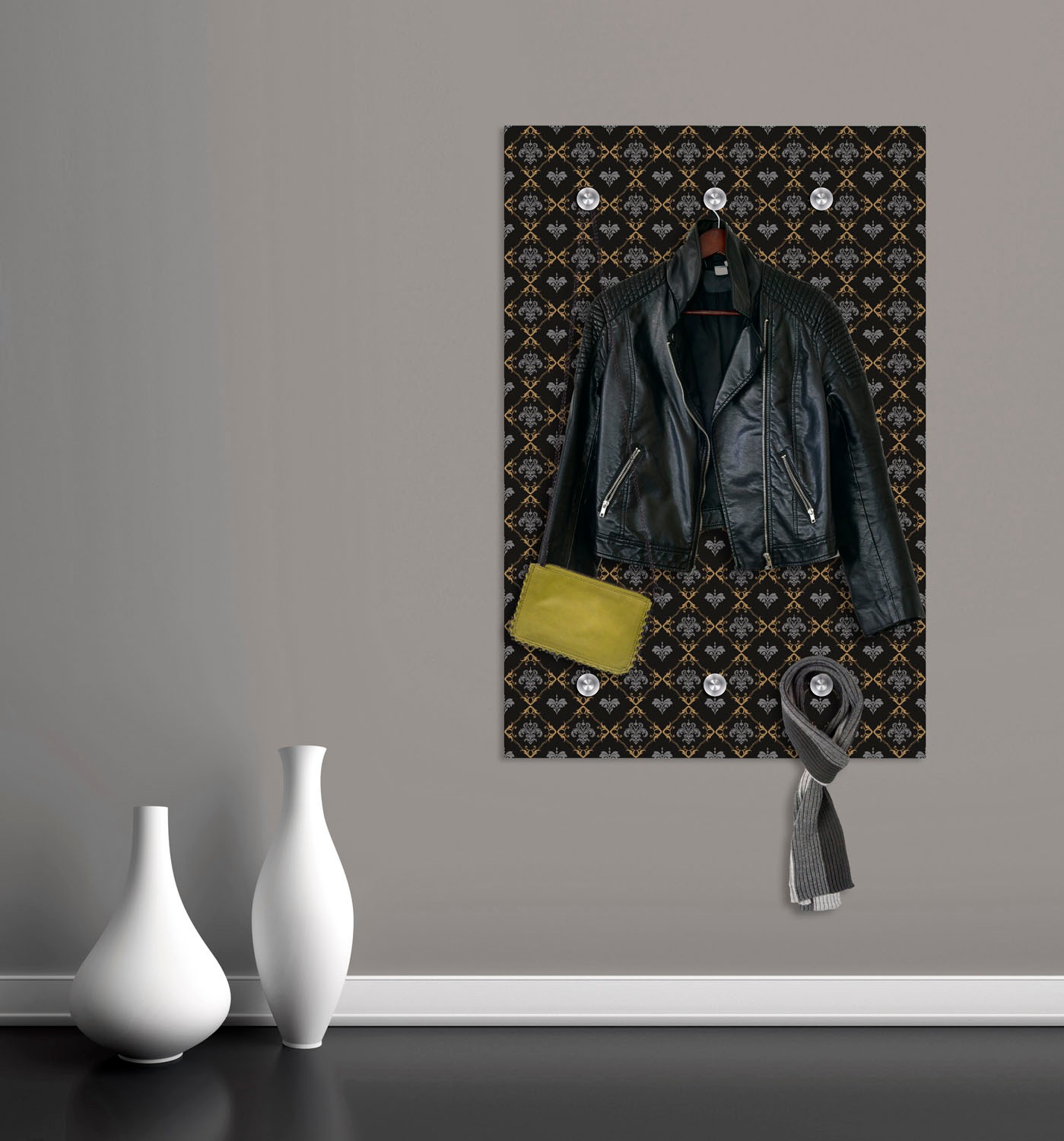 queence Garderobenleiste »Palme«, mit 6 Haken, 50 x 120 cm günstig online kaufen